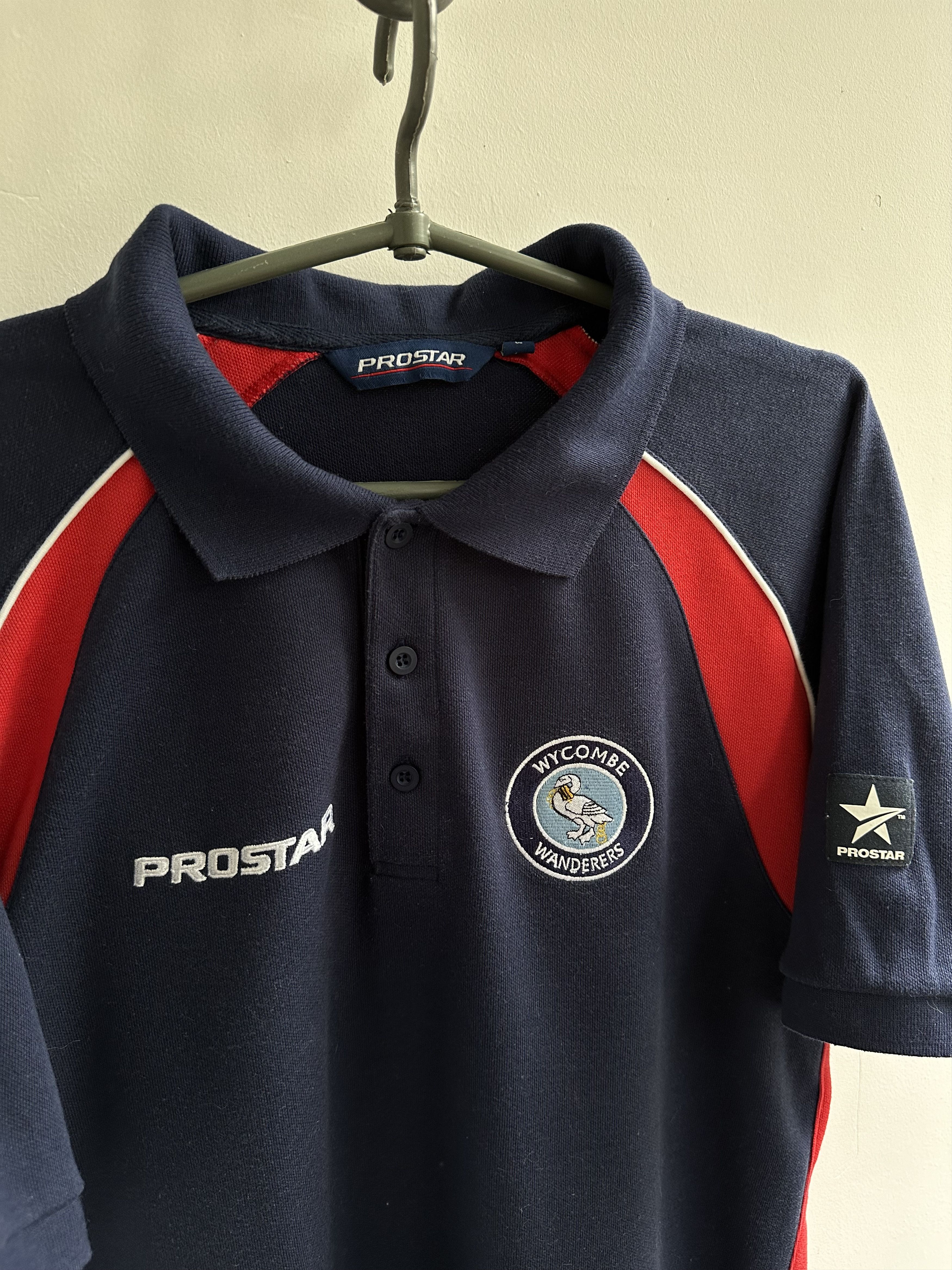 Vintage Prostar Wycombe Wanderers jersey vintage Size US L / EU 52-54 / 3 - 3 Thumbnail