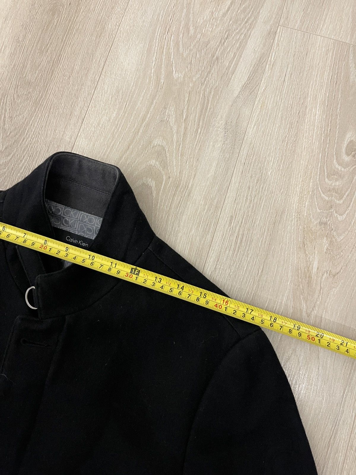 Calvin Klein Calvin Klein wool coat overcoat black men’s Size US M / EU 48-50 / 2 - 13 Thumbnail