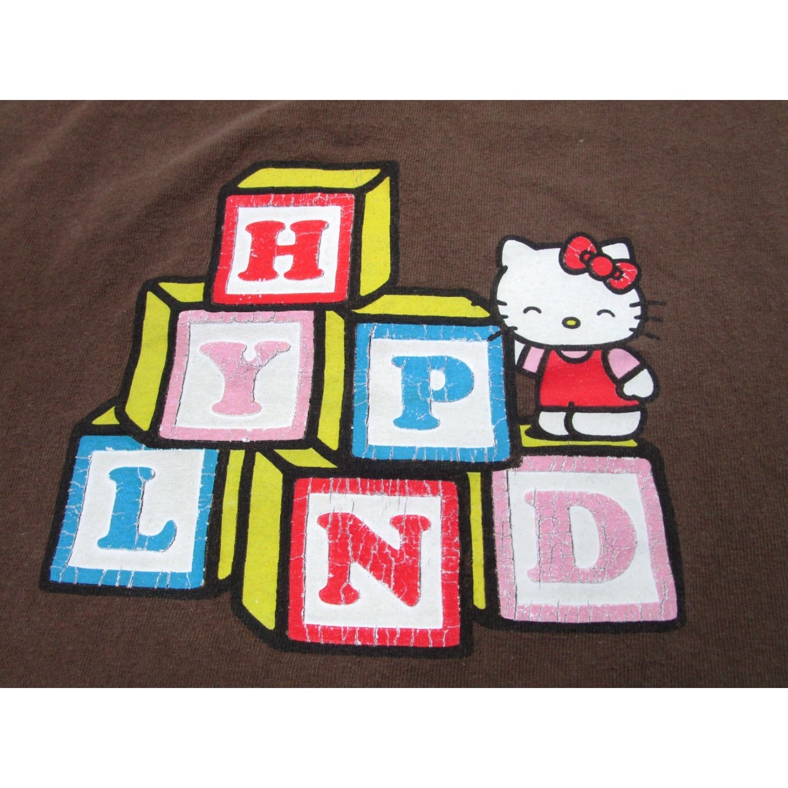 Hypland VINTAGE Hello Kitty Shirt Mens L Brown Hypland Sanrio Adult Large Size US L / EU 52-54 / 3 - 3 Thumbnail
