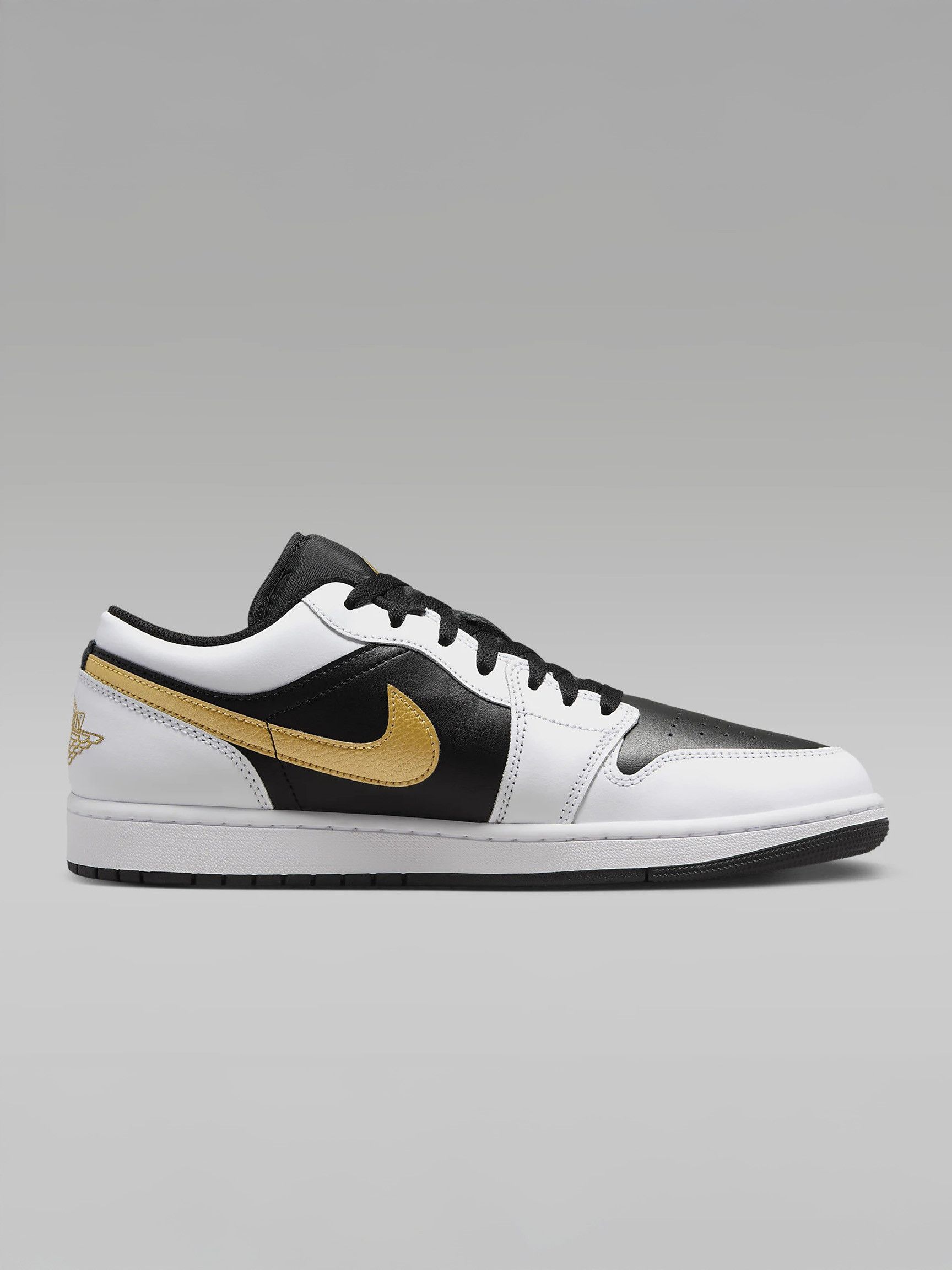 Jordan Brand × Nike Nike Air Jordan 1 Low 'Metallic Gold' 553558-172 Size US 12.5 / EU 45-46 - 3 Thumbnail