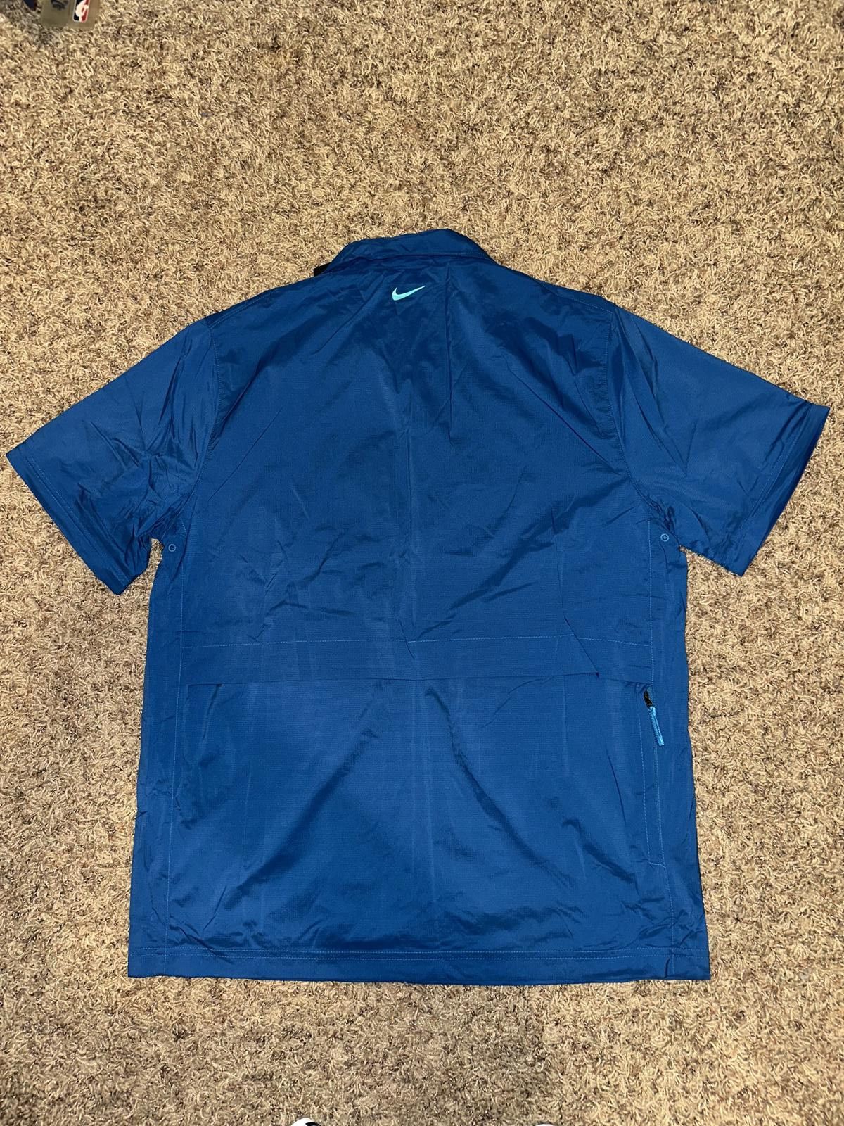 Nike Mens STORM-FIT ConvertibleGreen Teal Golf Jacket