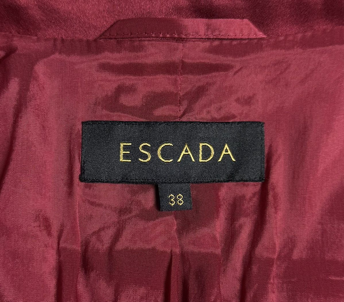 Escada ESCADA Virgin Wool Blazer Jacket Size S / US 4 / IT 40 - 11 Thumbnail