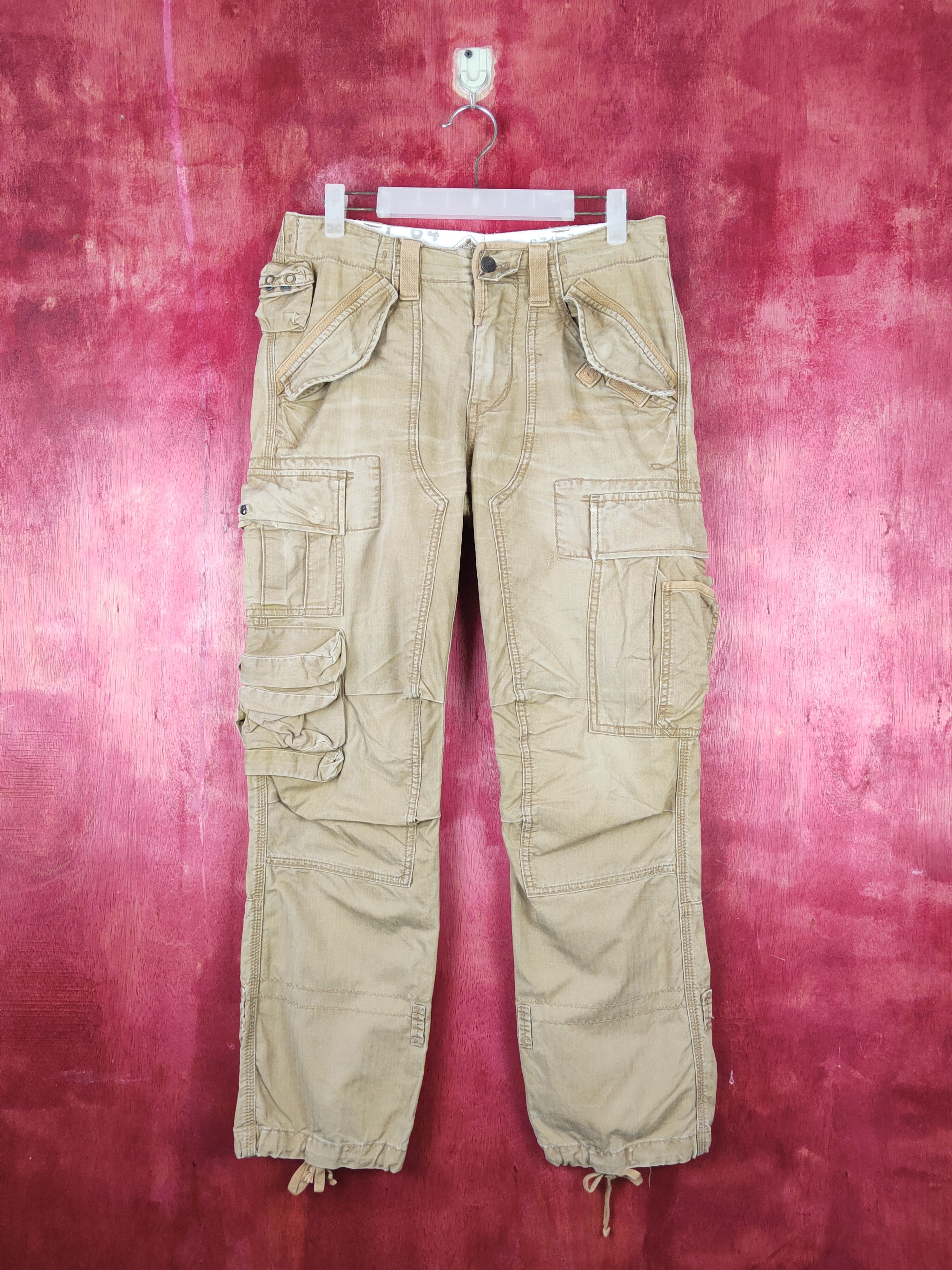 Polo Ralph Lauren Polo Ralph Lauren faded Multipocket Cargo Pants #1347DL Size US 29 - 1 Thumbnail