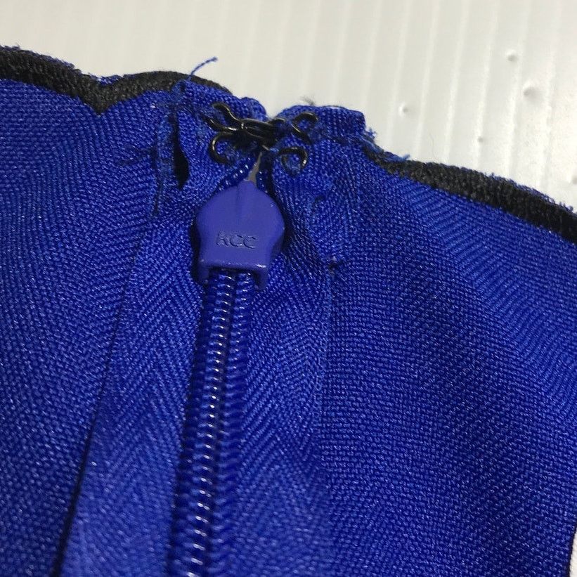 Other Anthony Richards 80’s Blue Midi Shift Dress Women 18W Size XXL / US 16-18 / IT 52-54 - 8 Thumbnail