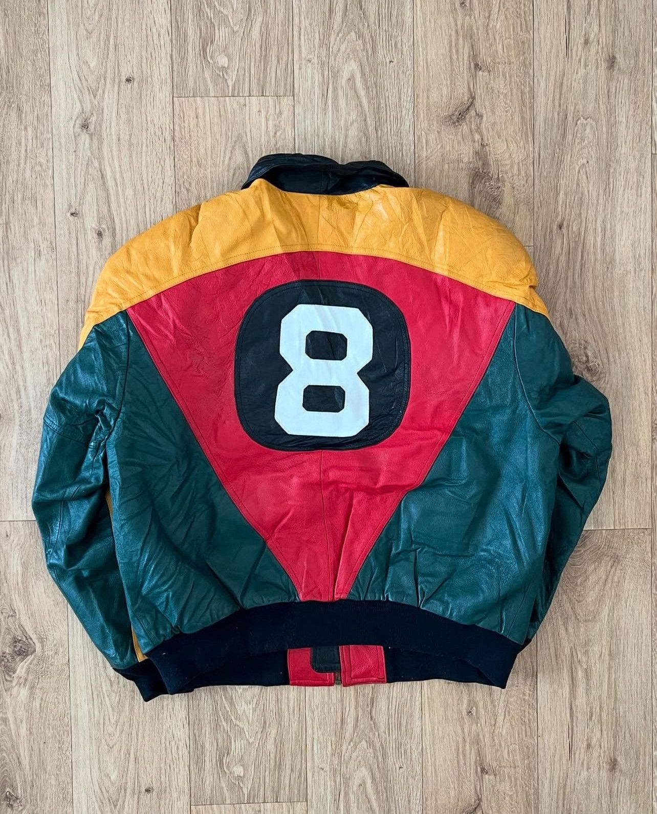 Michael Hoban × Vintage Vintage 1990 phase 2 Leather 8 ball Jacket Size US XL / EU 56 / 4 - 2 Thumbnail