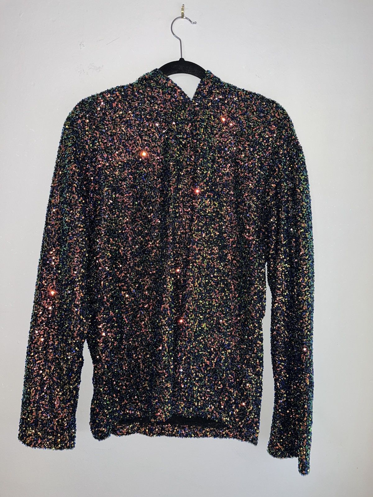 Japanese Brand MASU Sequin Hoodie | Grailed