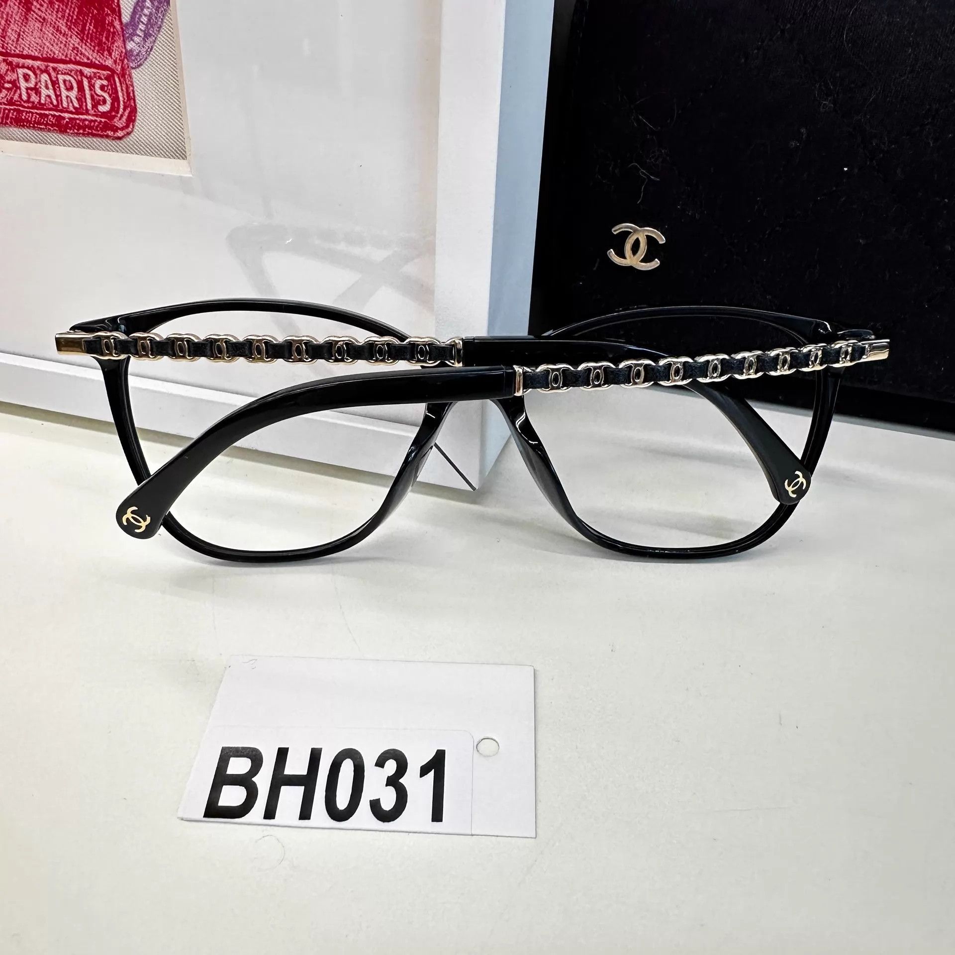 Chanel Chanel Chain Eyeglasses Frame BH031 Size ONE SIZE - 6 Thumbnail