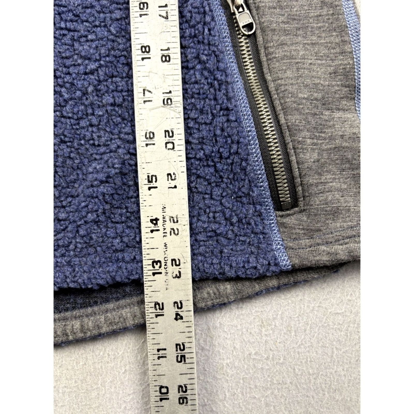Vintage Kuhl Vest Womens M Blue Gray Full Zip Sherpa Outer Shell Polyester Outdoor Winter Fall Spring Size M / US 6-8 / IT 42-44 - 7 Thumbnail