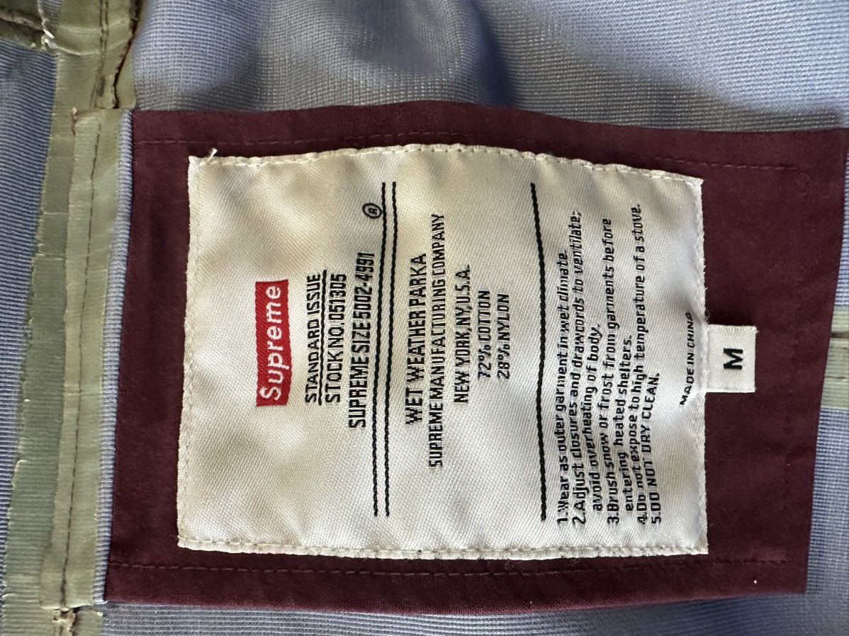 Supreme Supreme Wet Weather Fishtail Parka Burgundy Size US M / EU 48-50 / 2 - 8 Thumbnail