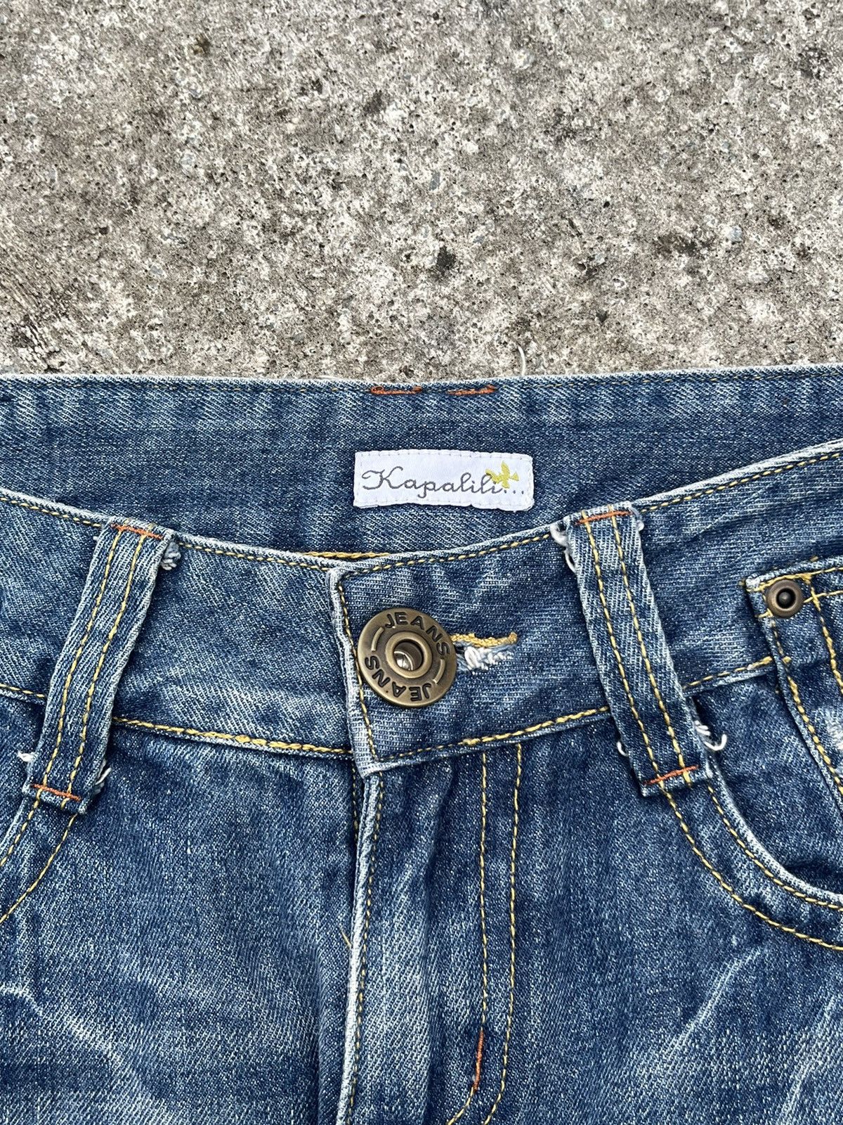 Japanese Brand Kapalili Denim Flare Bootcut Jeans Japanese Brand Size 33" - 7 Thumbnail