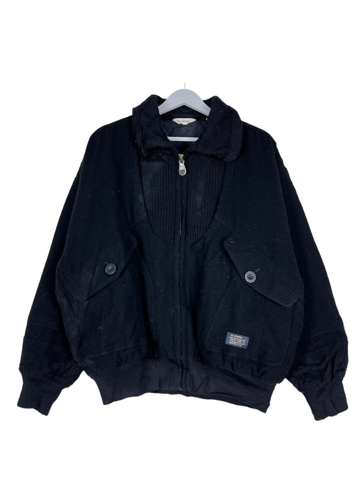 Issey Miyake 🔥 ARCHIVES PIA SPORTS WOOL BOMBER JACKET Size US M / EU 48-50 / 2 - 2 Thumbnail