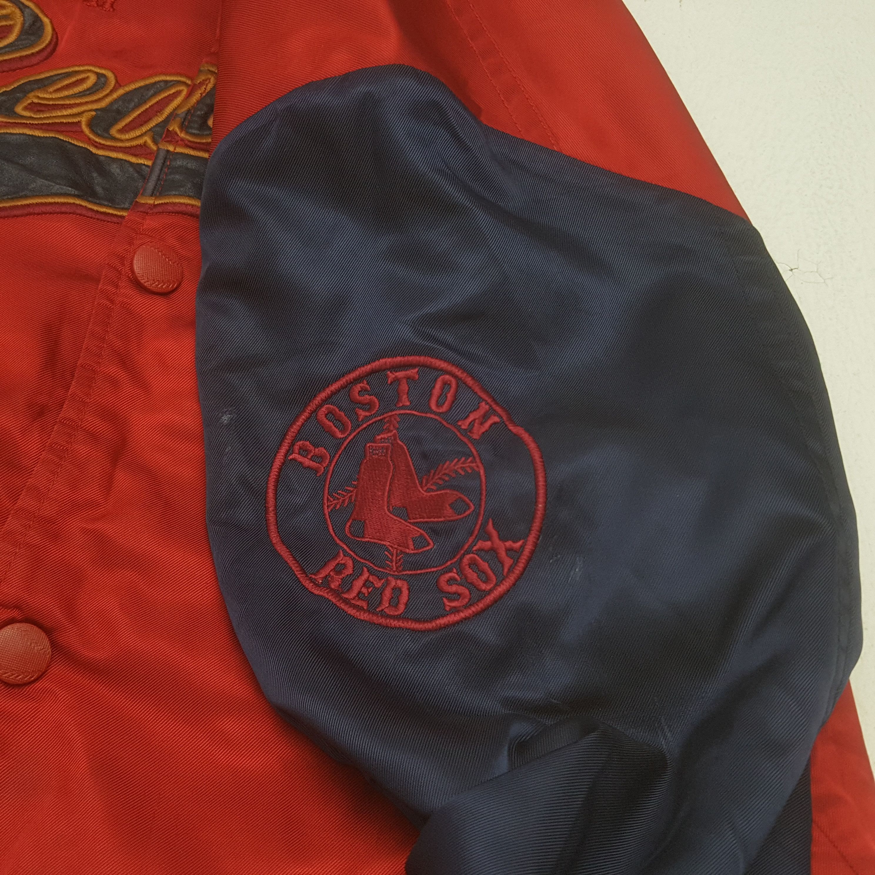 MLB × Vintage Vintage MLB Red Sox Varsity Jacket Size US L / EU 52-54 / 3 - 8 Thumbnail