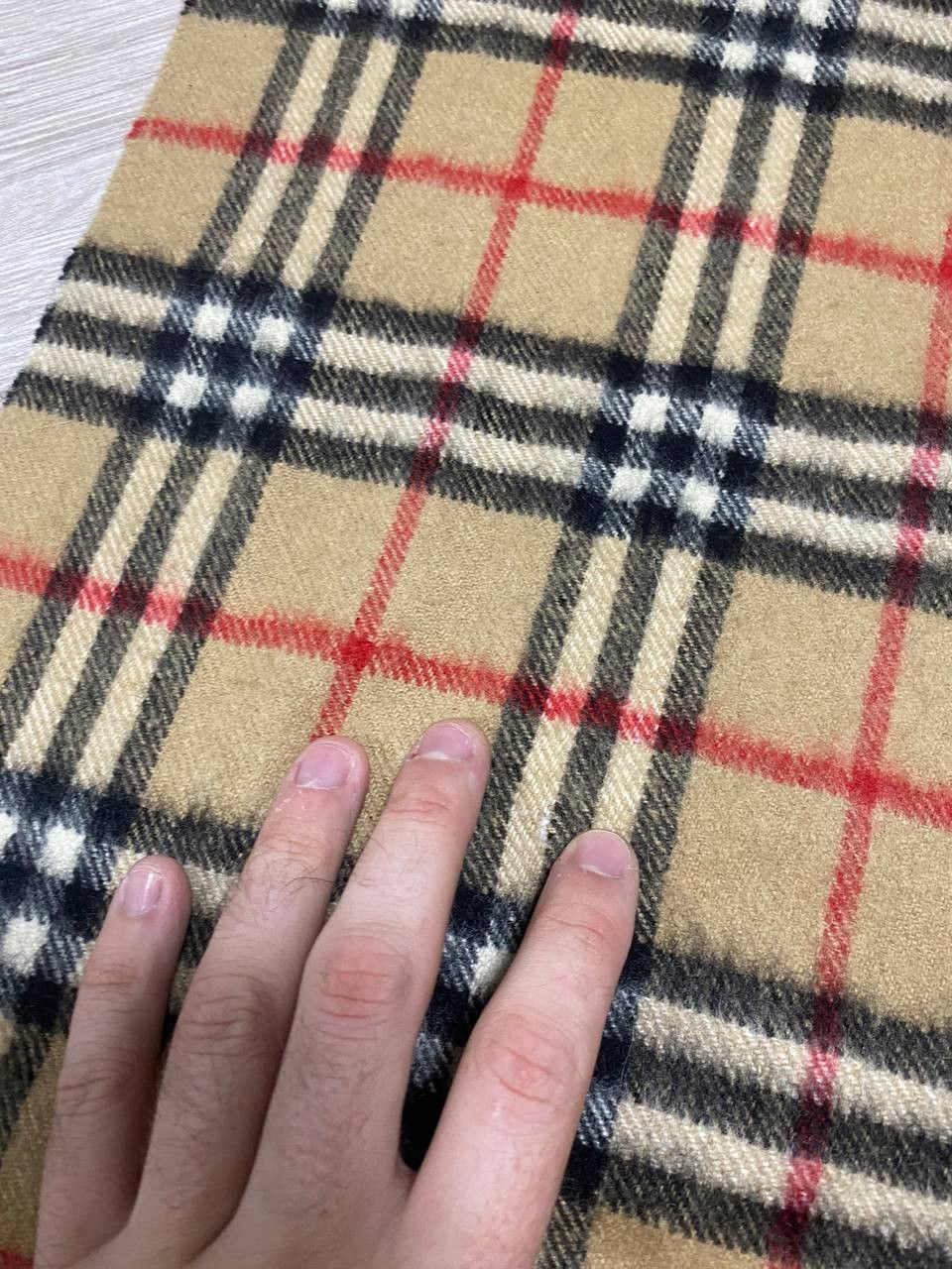 Burberry × Vintage Burberry nova check vintage cashmere scarf Size ONE SIZE - 8 Thumbnail