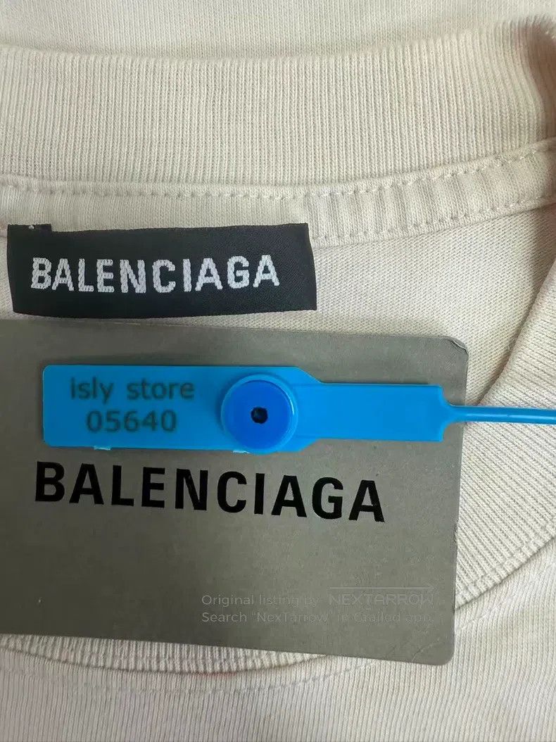 Balenciaga Balenciaga Letter Printed Round Neck Short Sleeve Size US M / EU 48-50 / 2 - 4 Thumbnail