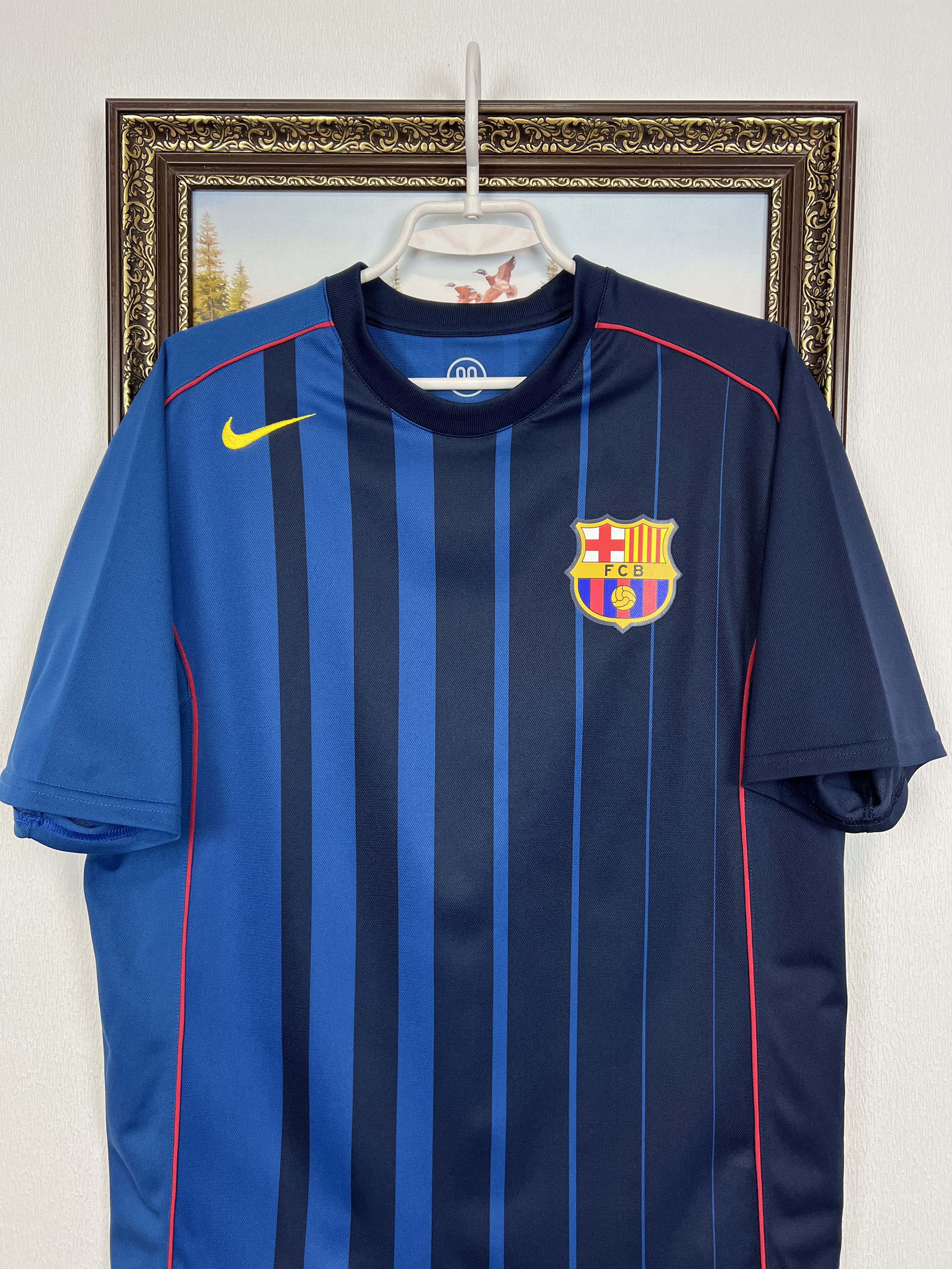 Barcelona football shirt 2004 Soccer Nike Jersey Tee Hype