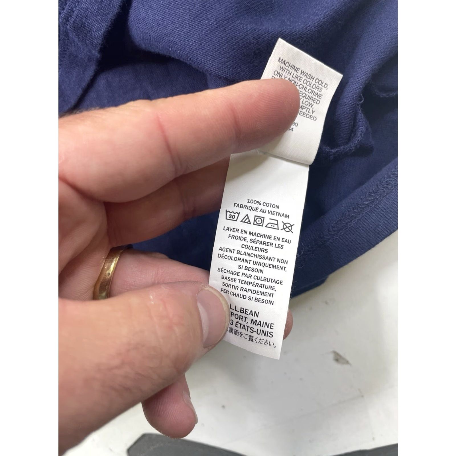 Vintage NWT L.L. Bean Womens Pajama Top Shirt Long Sleeve The Way Life Should Be SMALL Size S Blue Size S / US 4 / IT 40 - 7 Thumbnail