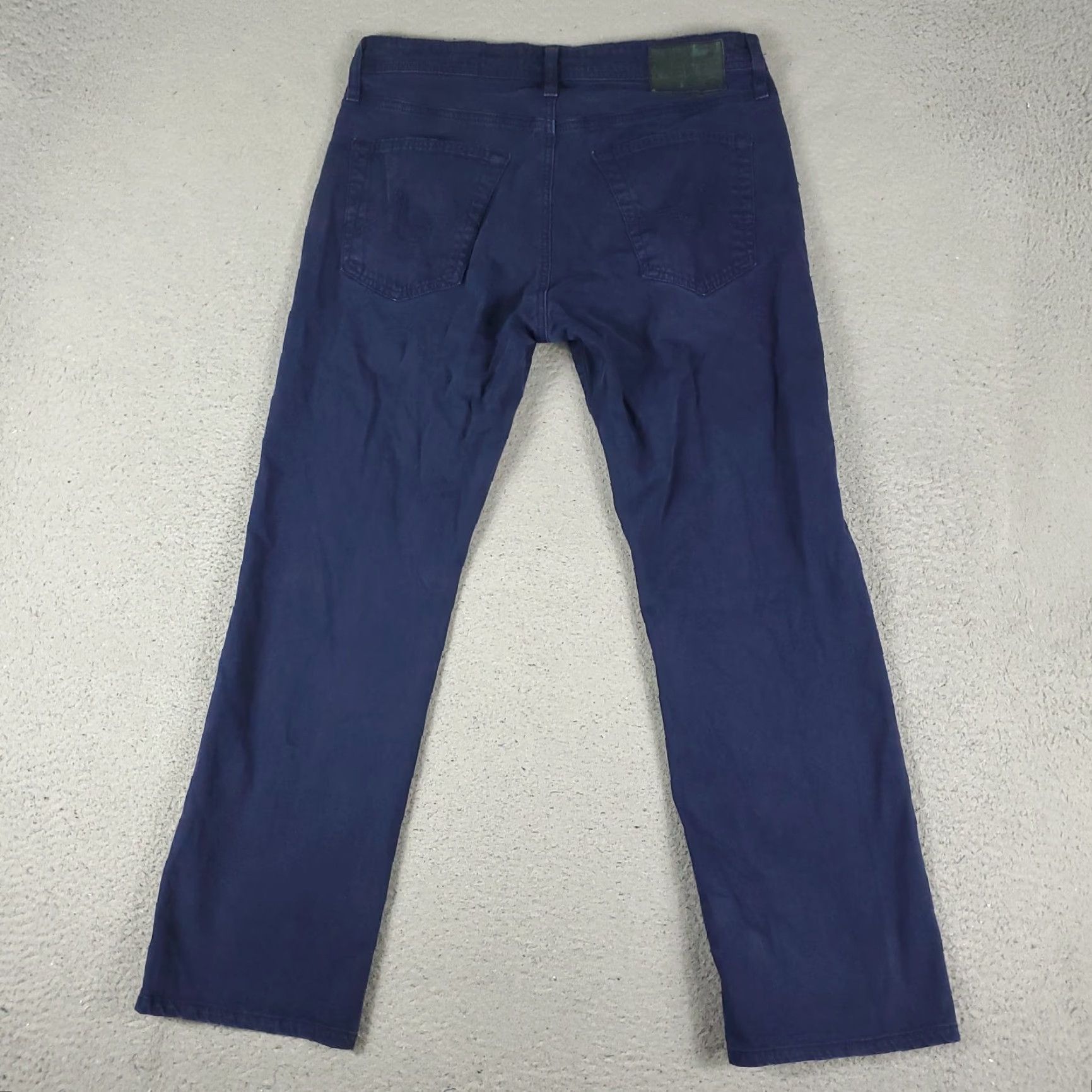 Vintage VINTAGE AG Adriano Goldschmied Men's Jeans 31x28 Blue Straight Leg Cotton Regular Fit American Classic Size US 31 - 7 Thumbnail