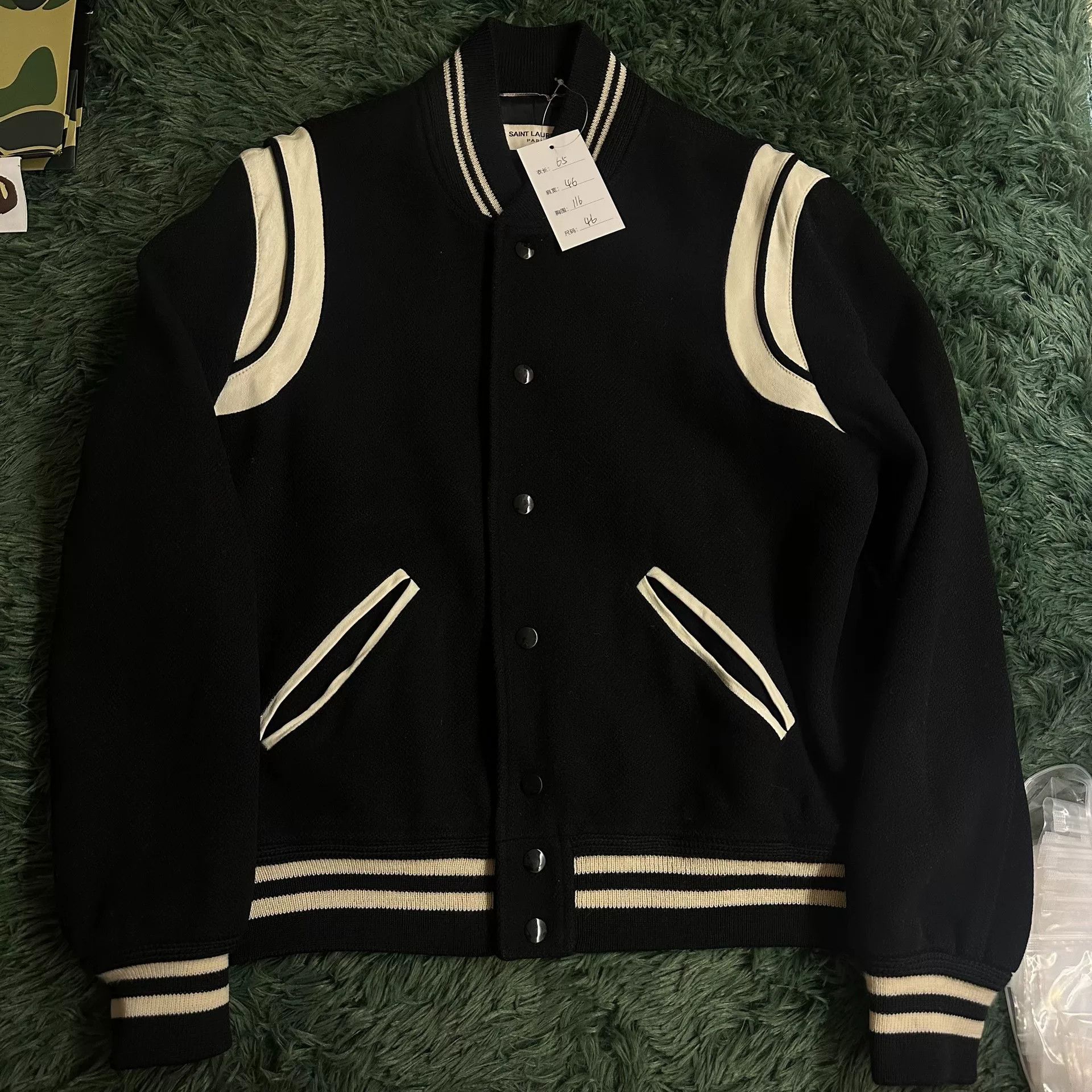 Saint Laurent Paris Saint Laurent Paris Varsity Jacket Size US S / EU 44-46 / 1 - 1 Thumbnail