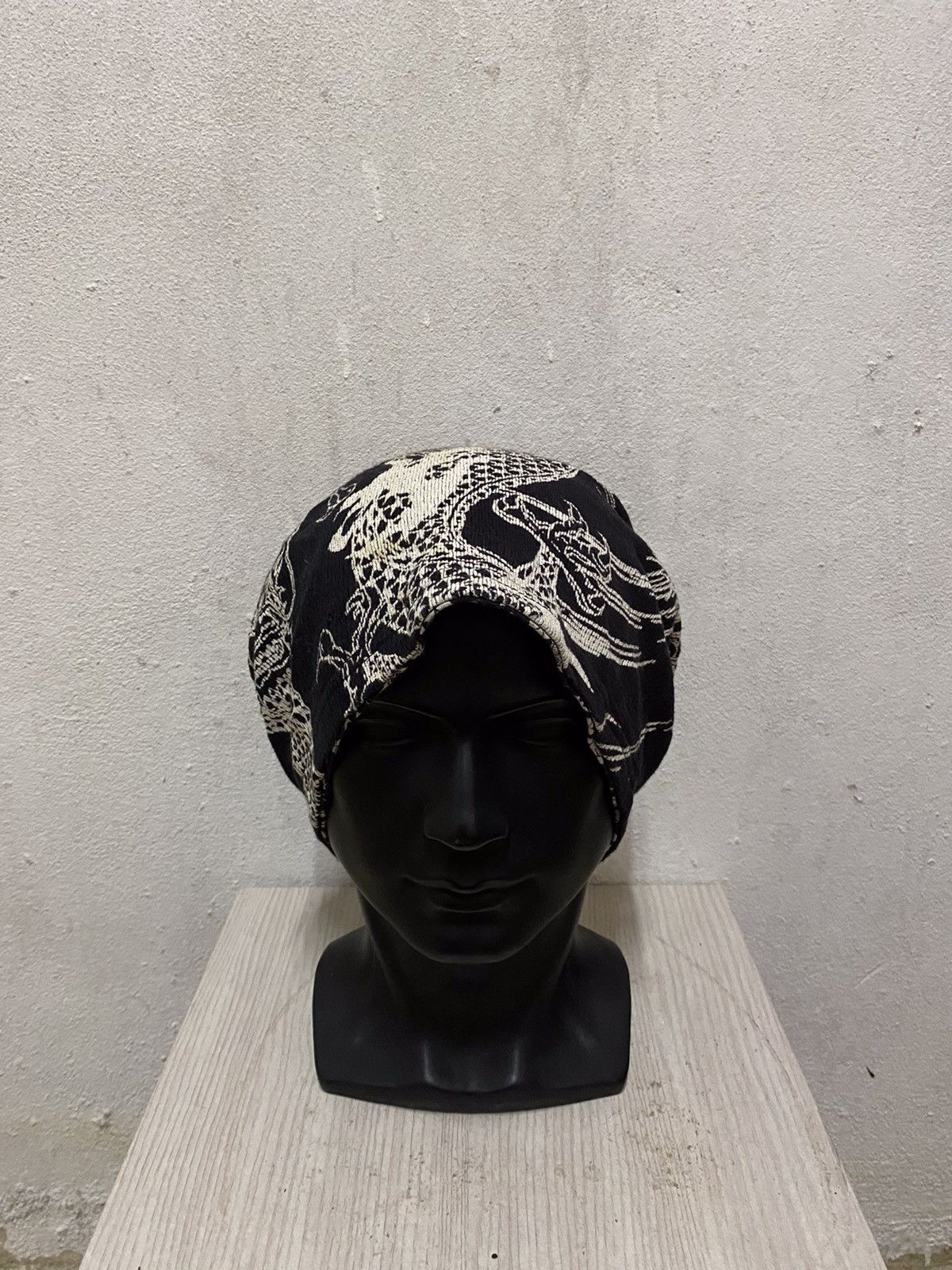 Seditionaries Japanese Brand Rare Design Overprint Dragon Sukajan Hat Size ONE SIZE - 3 Thumbnail
