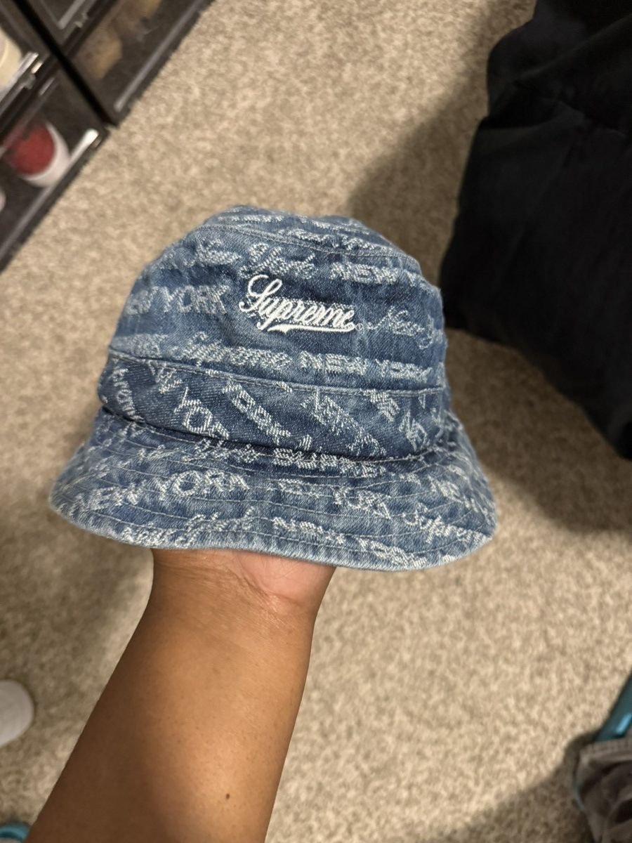 Supreme Supreme Jacquard Denim Crusher Size ONE SIZE - 1 Thumbnail
