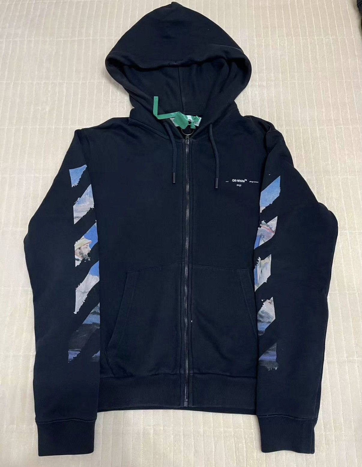 Off-White Off-White Oil Painting Zip-Up Hoodie K5 Size US L / EU 52-54 / 3 - 1 Thumbnail