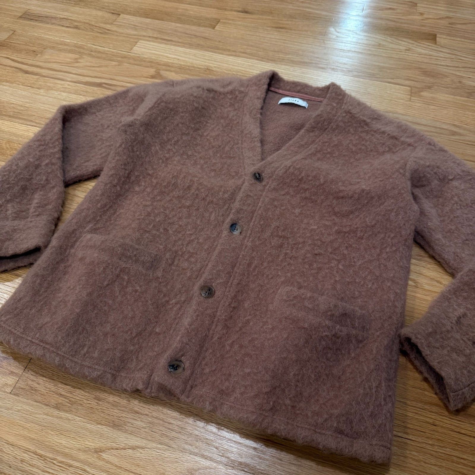 JieDa JieDa Japan Mauve Mohair Cardigan Small Size US S / EU 44-46 / 1 - 2 Thumbnail