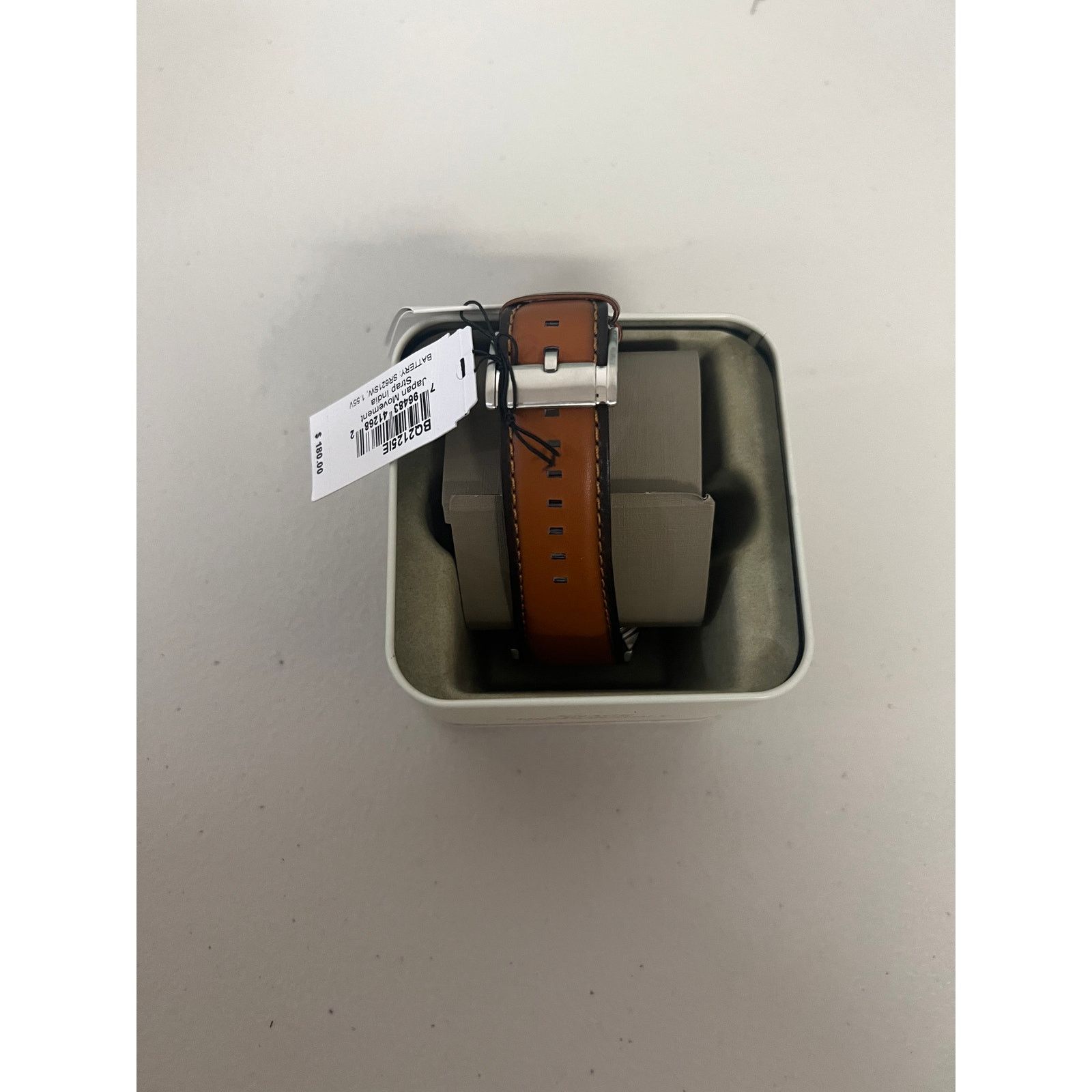 Fossil Fossil BQ2125IE Flynn Chronograph Brown Leather Men's Watch Size ONE SIZE - 4 Thumbnail