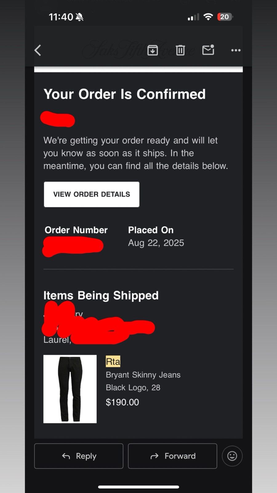 Rta Black RTA logo Jeans Size US 28 / EU 44 - 4 Thumbnail