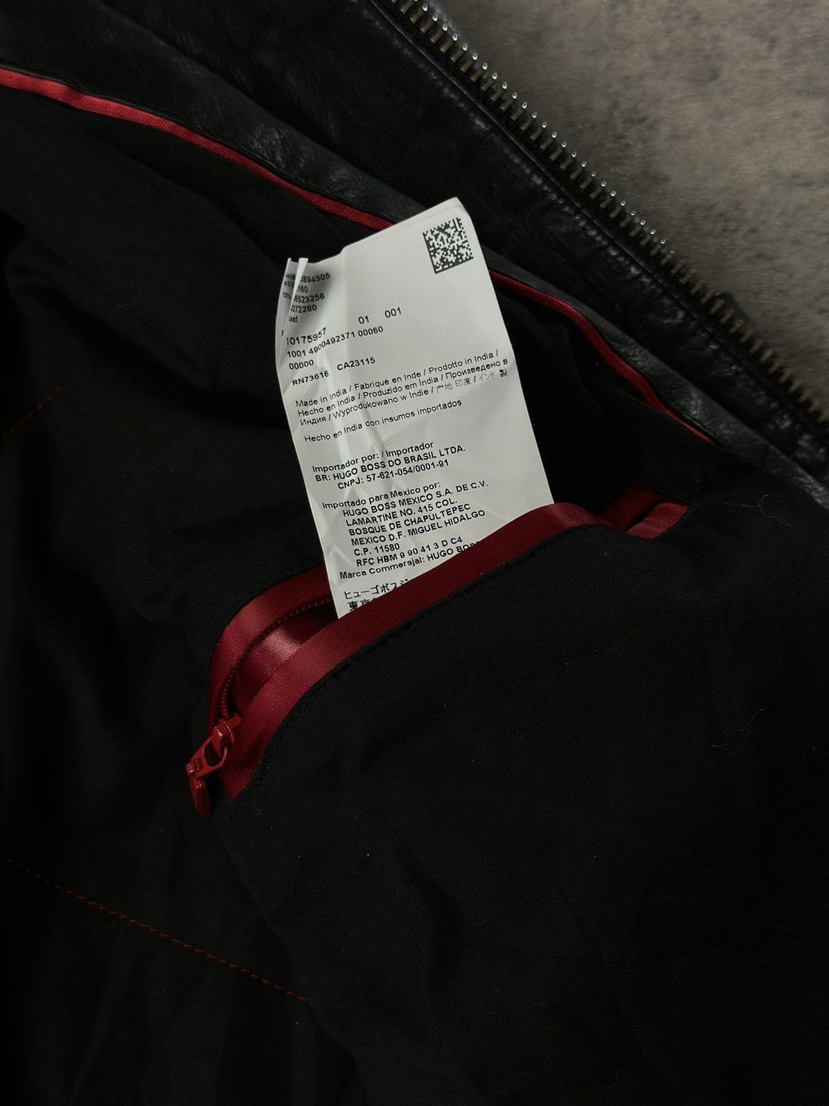 Hugo Boss Hugo Boss Red Tag Aviator Leather Jacket Size US XL / EU 56 / 4 - 10 Thumbnail