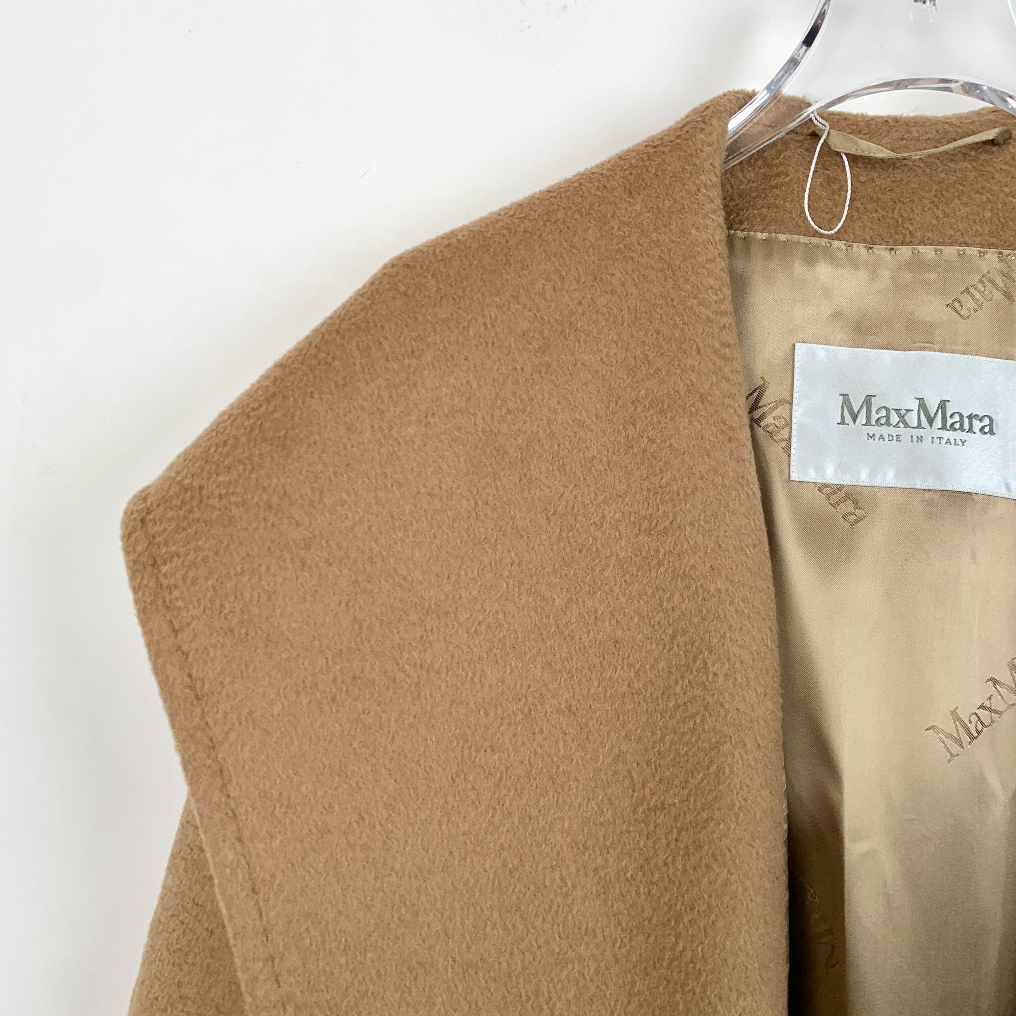 Max Mara Max Mara Brown Camel Wool Hooded Belted Robe Coat Size S / US 4 / IT 40 - 7 Thumbnail