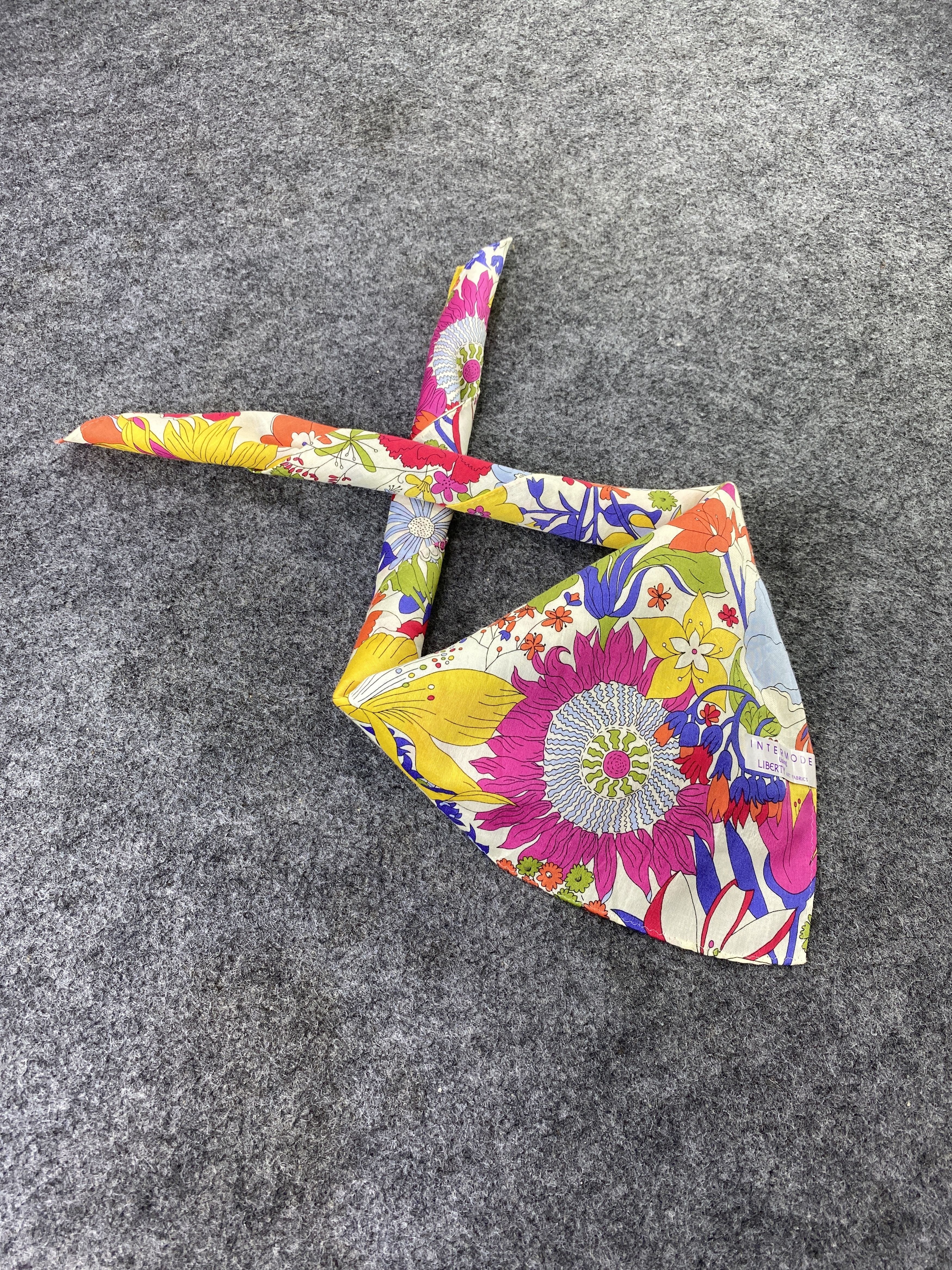 Liberty Liberty Floral Handkerchief / Bandana / Neckerchief-B349 Size ONE SIZE - 1 Thumbnail