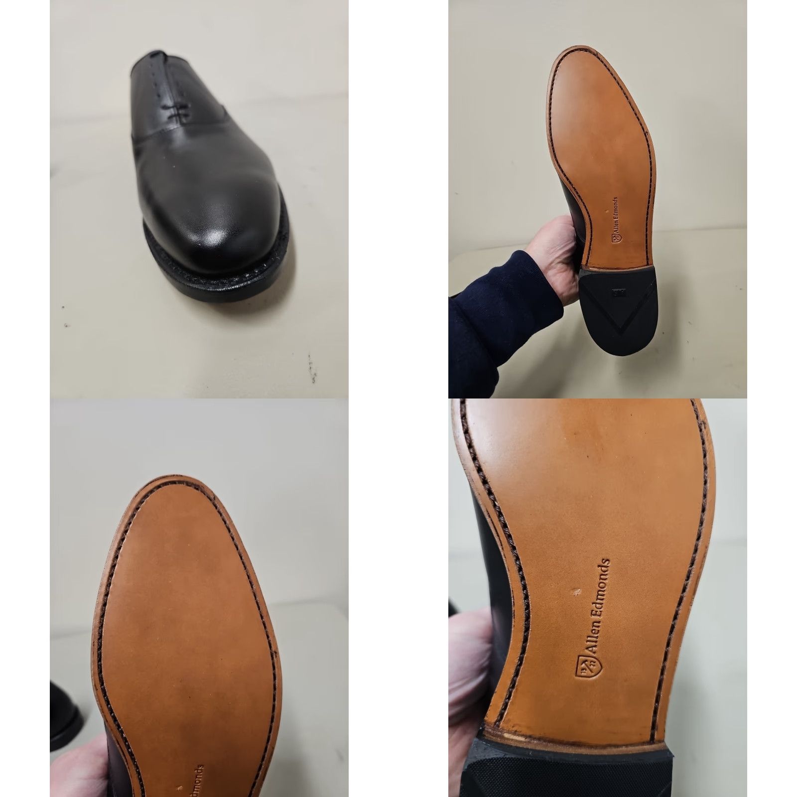 Allen Edmonds Allen Edmonds Carlyle Men's Leather Oxford Dress Shoes 13 D Black Leather USA Vintage: No Size US 13 / EU 46 - 11 Thumbnail