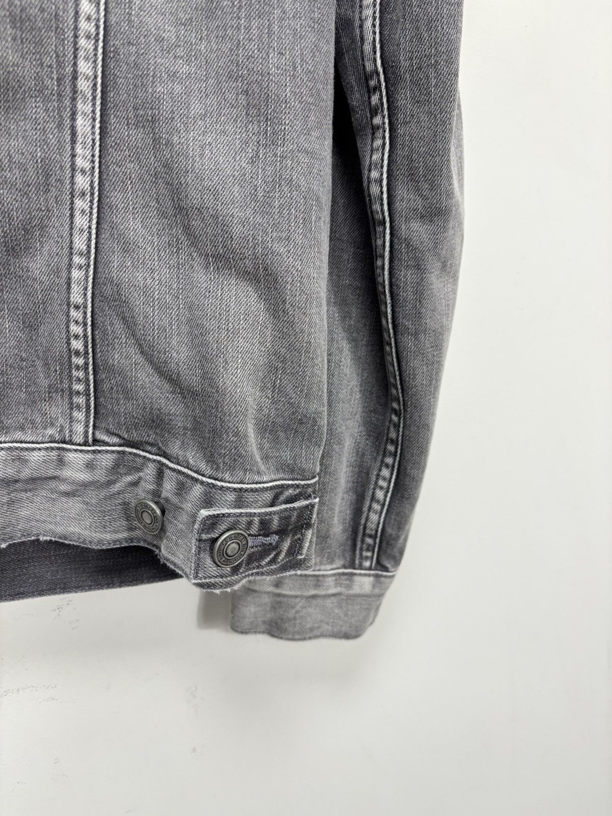 Allsaints AllSaints Men’s Grafton Washed Grey Denim Jacket Size US L / EU 52-54 / 3 - 21 Thumbnail