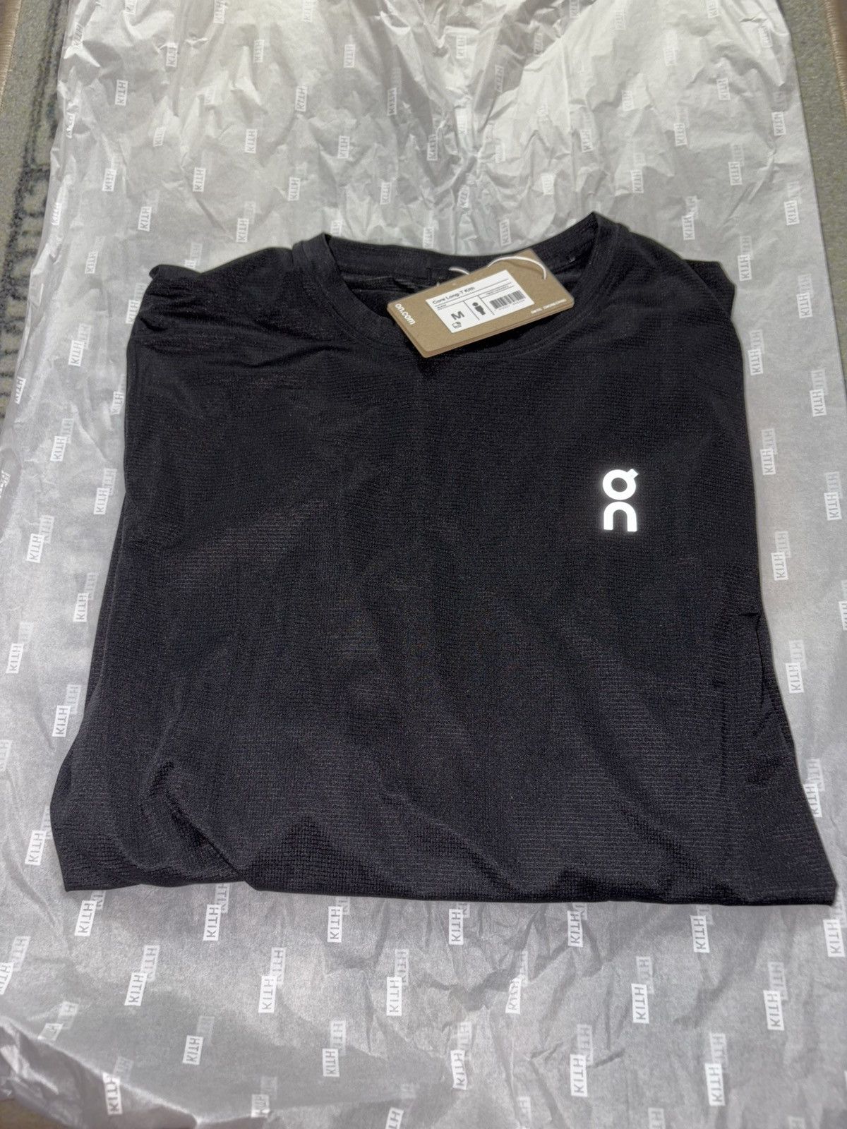 Kith × On Kith x On Core Long Sleeve Tee Black Size US M / EU 48-50 / 2 - 1 Thumbnail