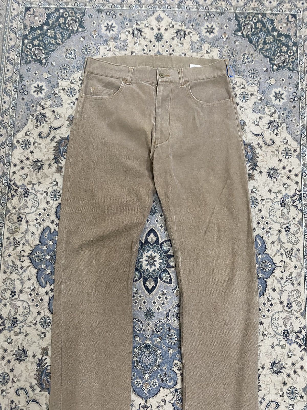 Katharine Hamnett London HAMNETT BROWN PANTS JEANS LGB PUNK DESIGNER ITALY Size US 32 / EU 48 - 3 Thumbnail