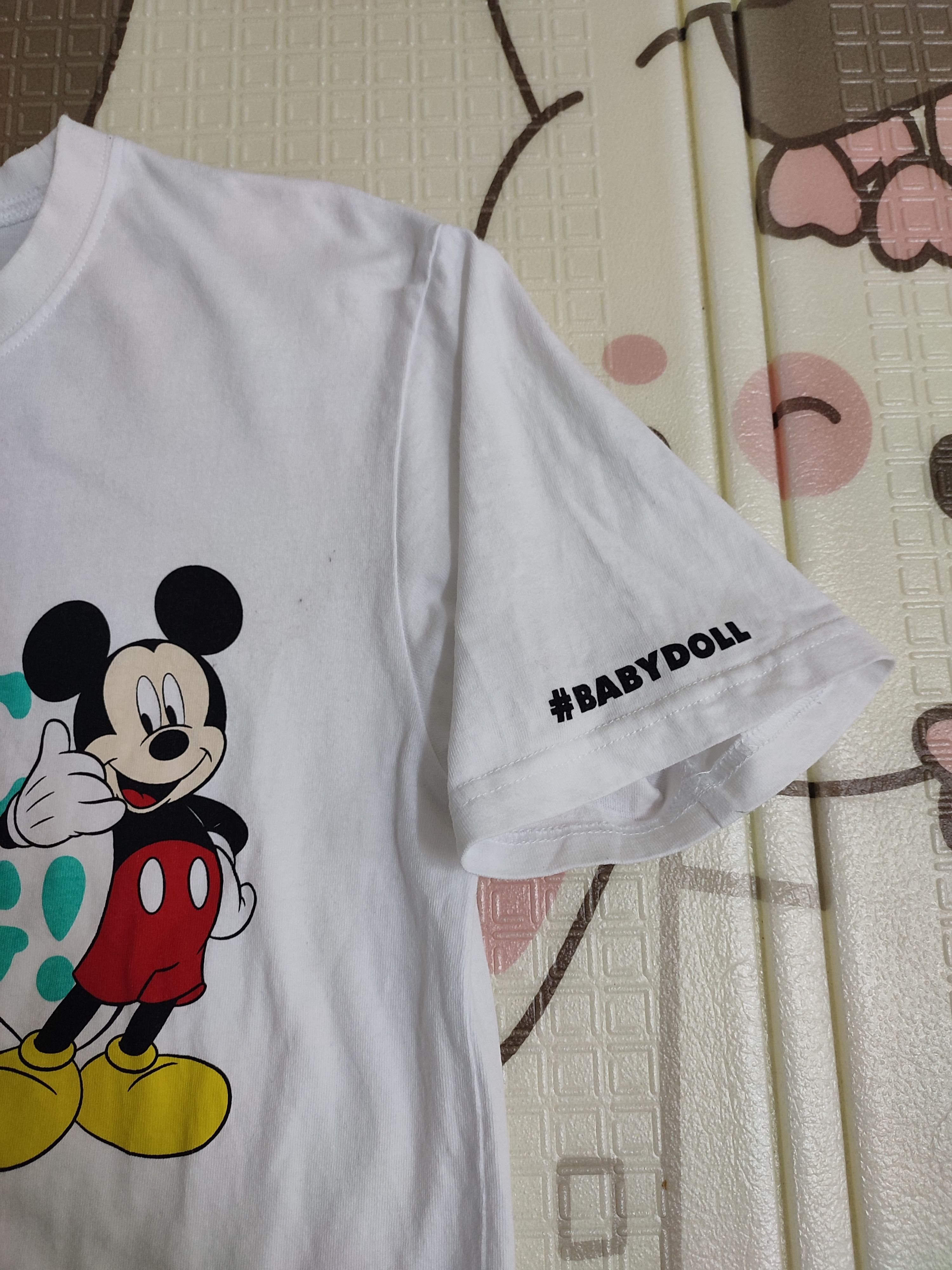 Mickey Mouse 💥Rare💥 BabyDoll x Mickey Mouse Surf Thing Vintage Tee Size US S / EU 44-46 / 1 - 5 Thumbnail