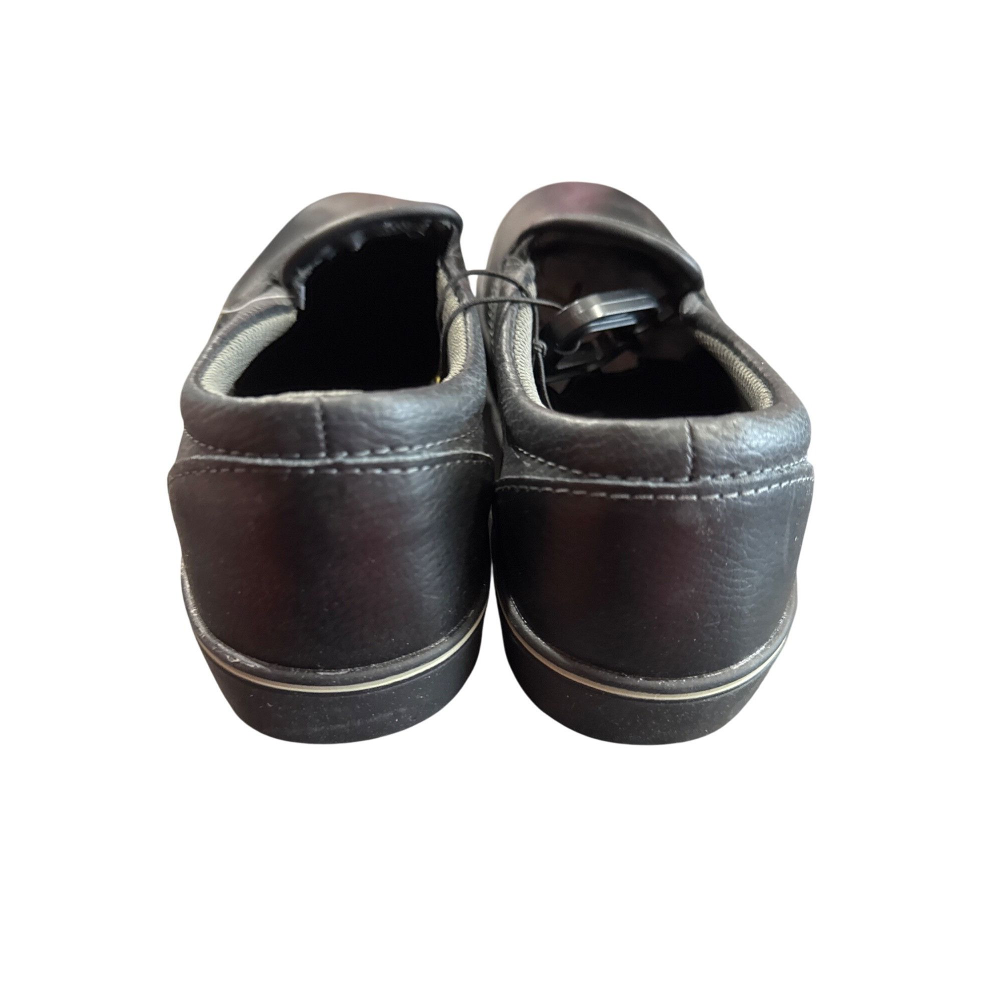 Other Tredsafe Eduro Pro Mens Black Leather Slip-On Loafers Size 1 Size US 10 / EU 43 - 5 Thumbnail