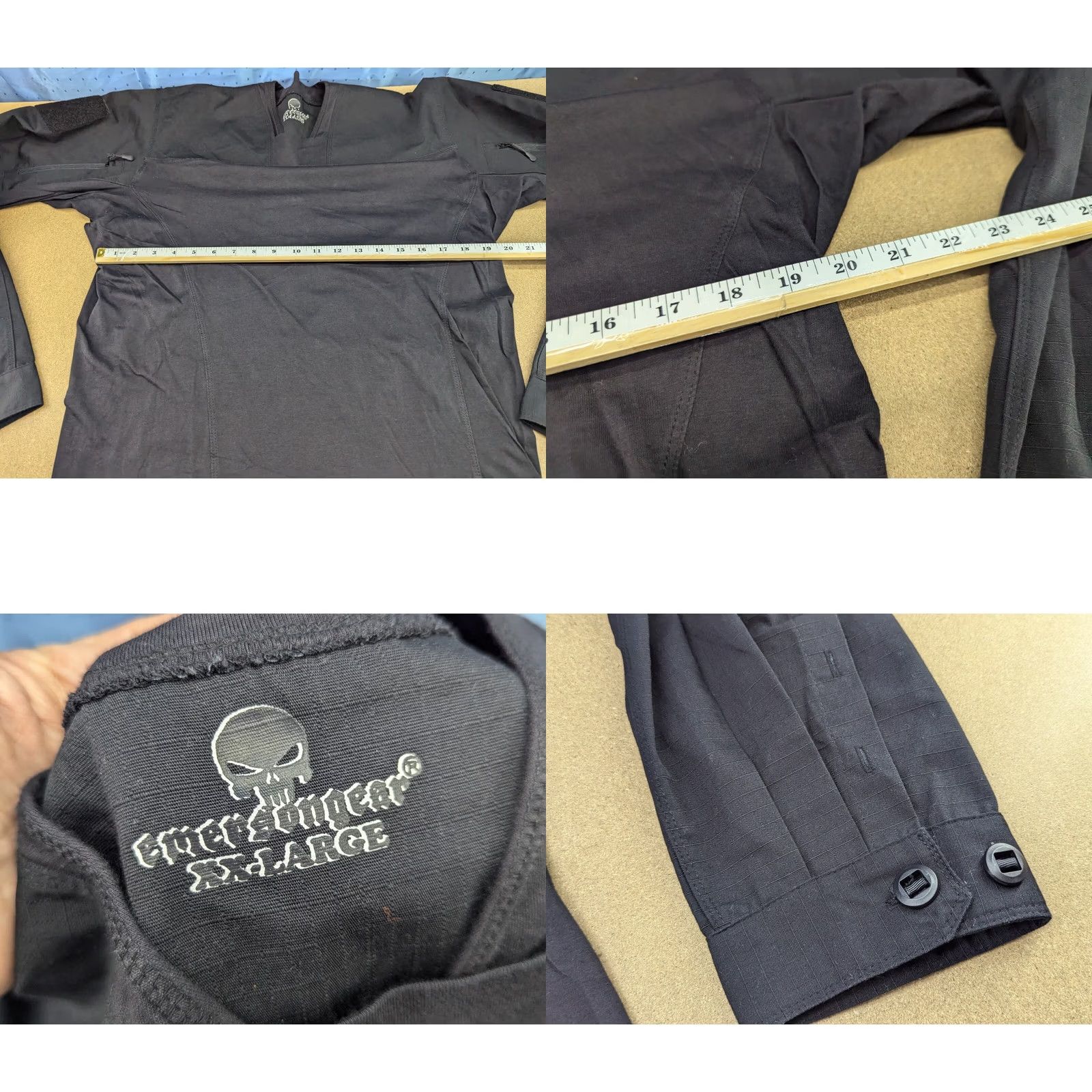 Vintage Emerson Gear Tactical Combat Shirt Mens 2XL Black Top Pullover Military Shirt Mens Size US XXL / EU 58 / 5 - 8 Thumbnail