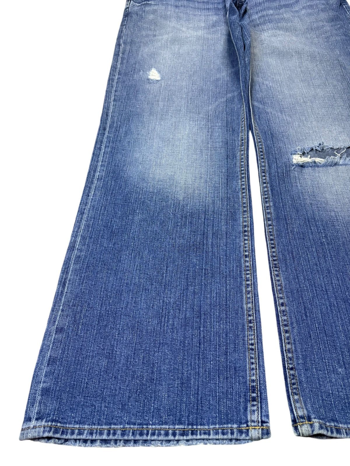 Gap Vintage Gap Faded Wash Distressed Flare Bootcut Jeans Size US 36 / EU 52 - 6 Thumbnail