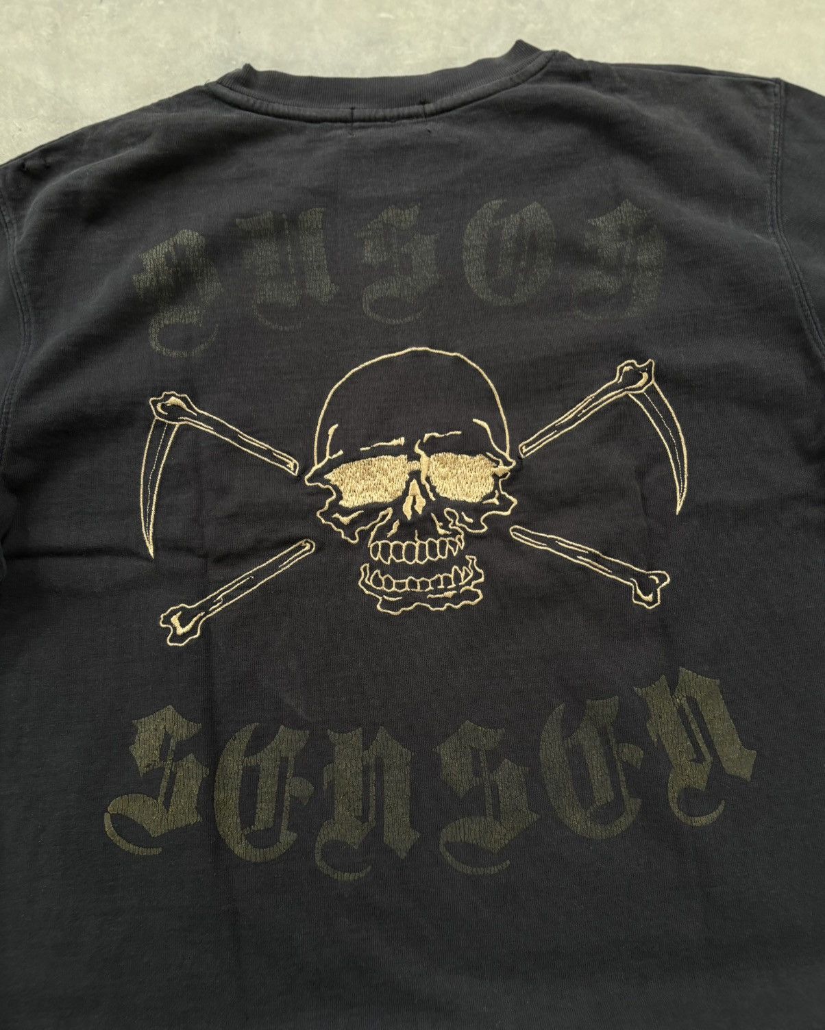 Japanese Brand Vintage Tee Faded Crows Buson Skull Size US L / EU 52-54 / 3 - 5 Thumbnail