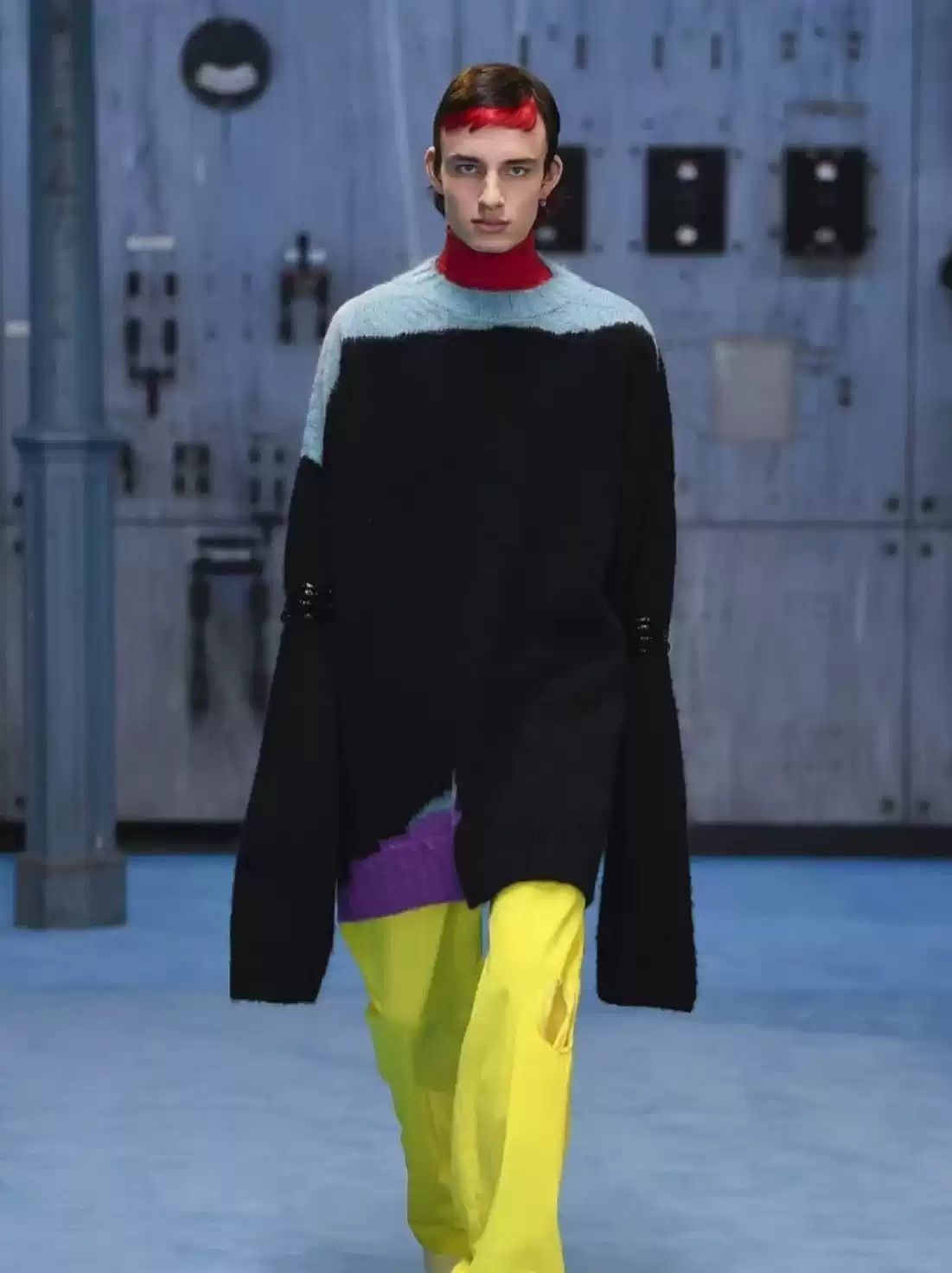 image of Raf Simons 21Aw Show Sweater in Black, Men's (Size Small)