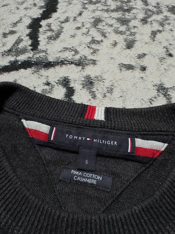 Tommy Hilfiger Tommy Hilfiger cashmere sweater gray logo S Size US S / EU 44-46 / 1 - 5 Thumbnail