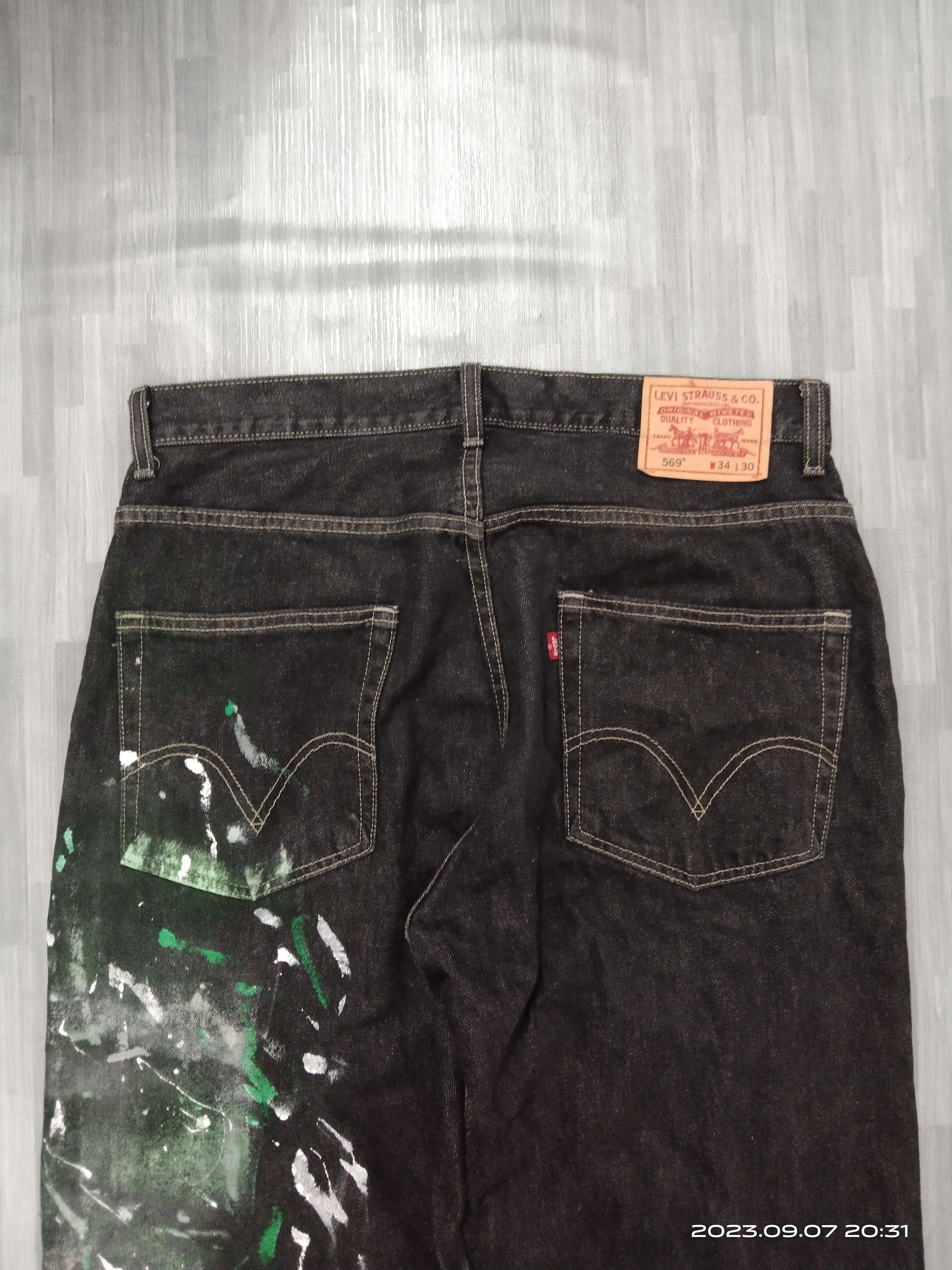 Levi's LEVIS LOOSE SICK SPLATTER DENIM PANTS Size US 34 / EU 50 - 5 Thumbnail