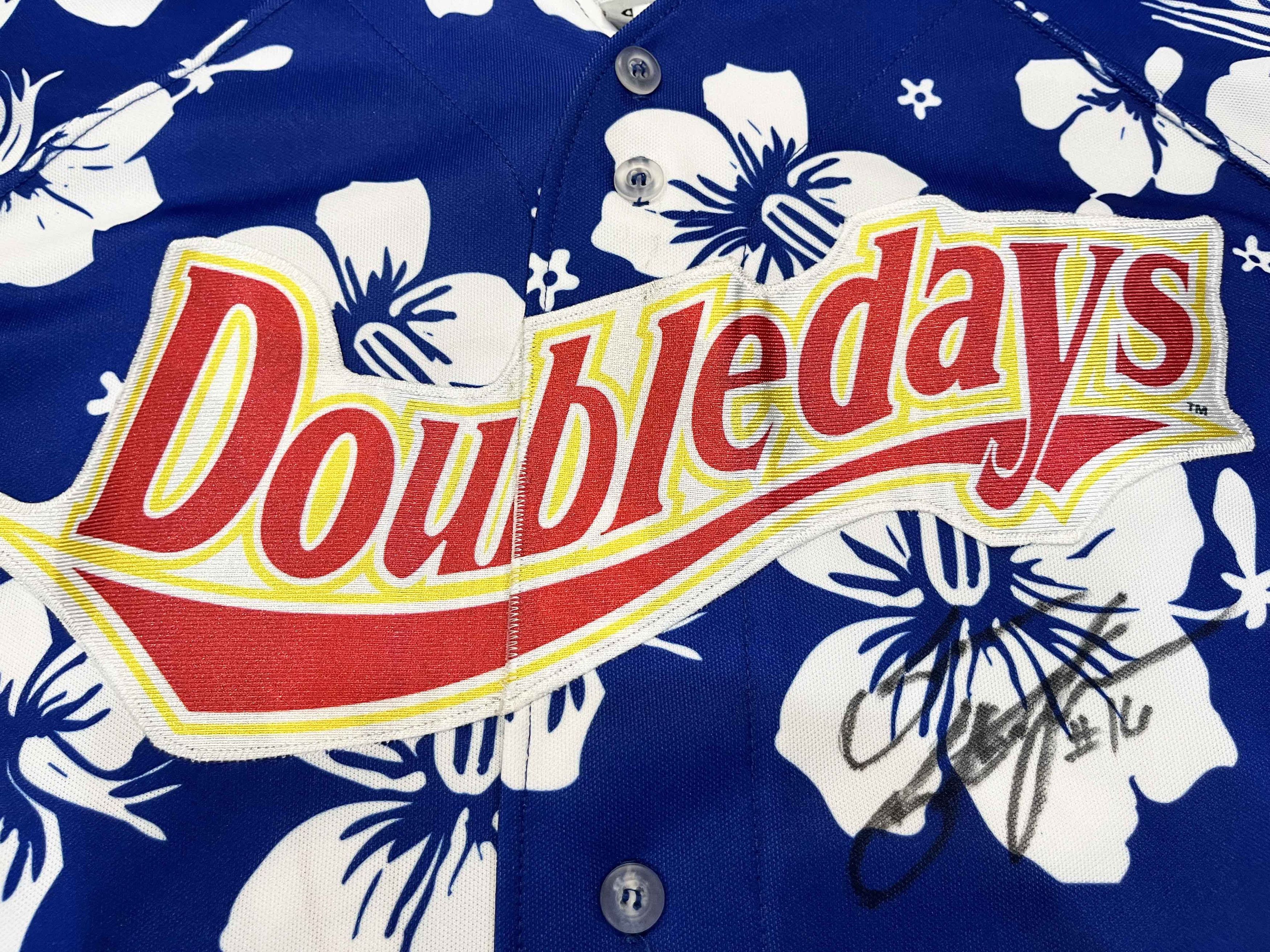 Vintage OT Sports Auburn Doubledays #16 Baseball Hawaiian Jersey Size US L / EU 52-54 / 3 - 2 Thumbnail