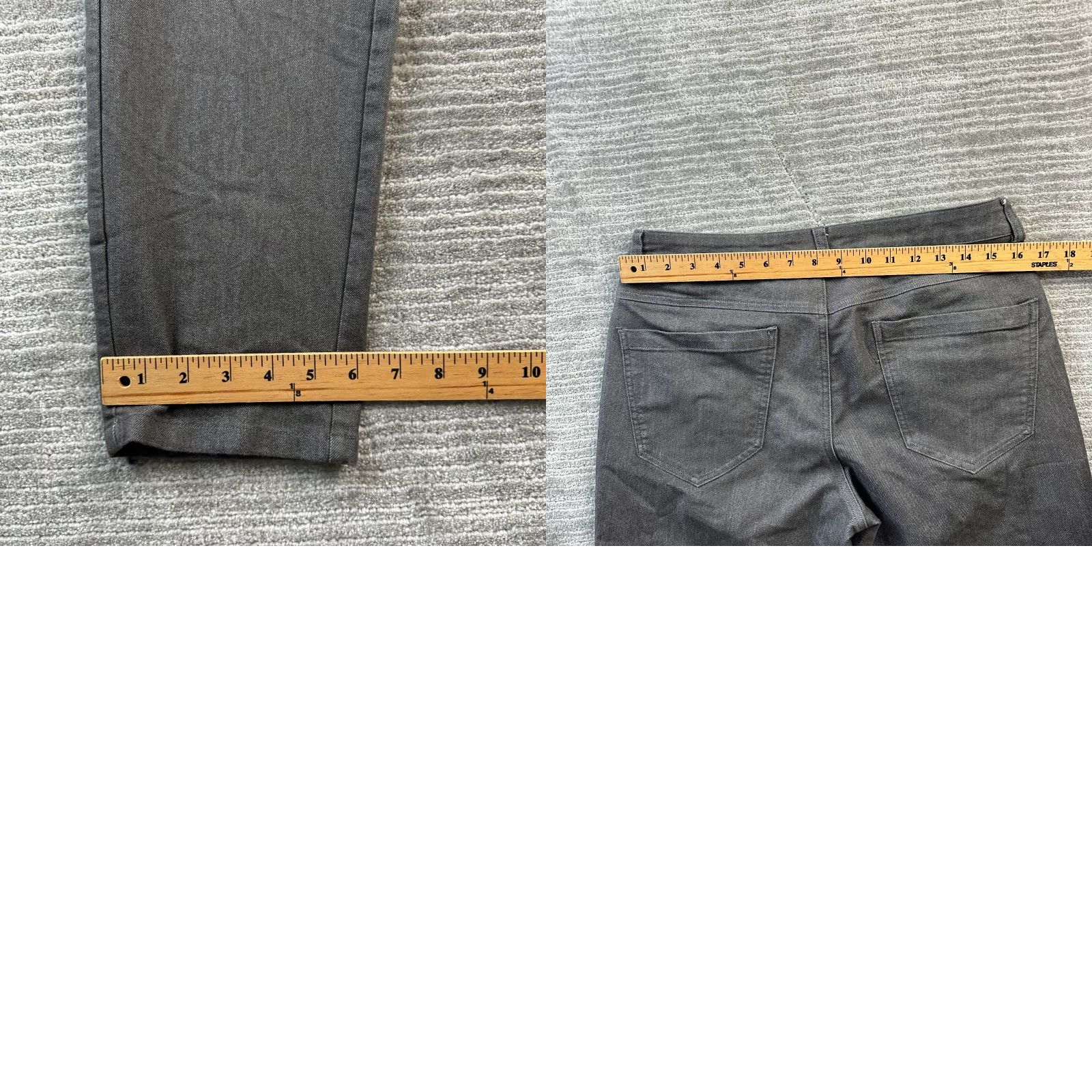 Vintage Bylt Pants Slim Fit Chino 31 Gray Mens Casual Workwear Travel Everyday Flat Front 28 Inseam Shoes Size US 31 - 8 Thumbnail