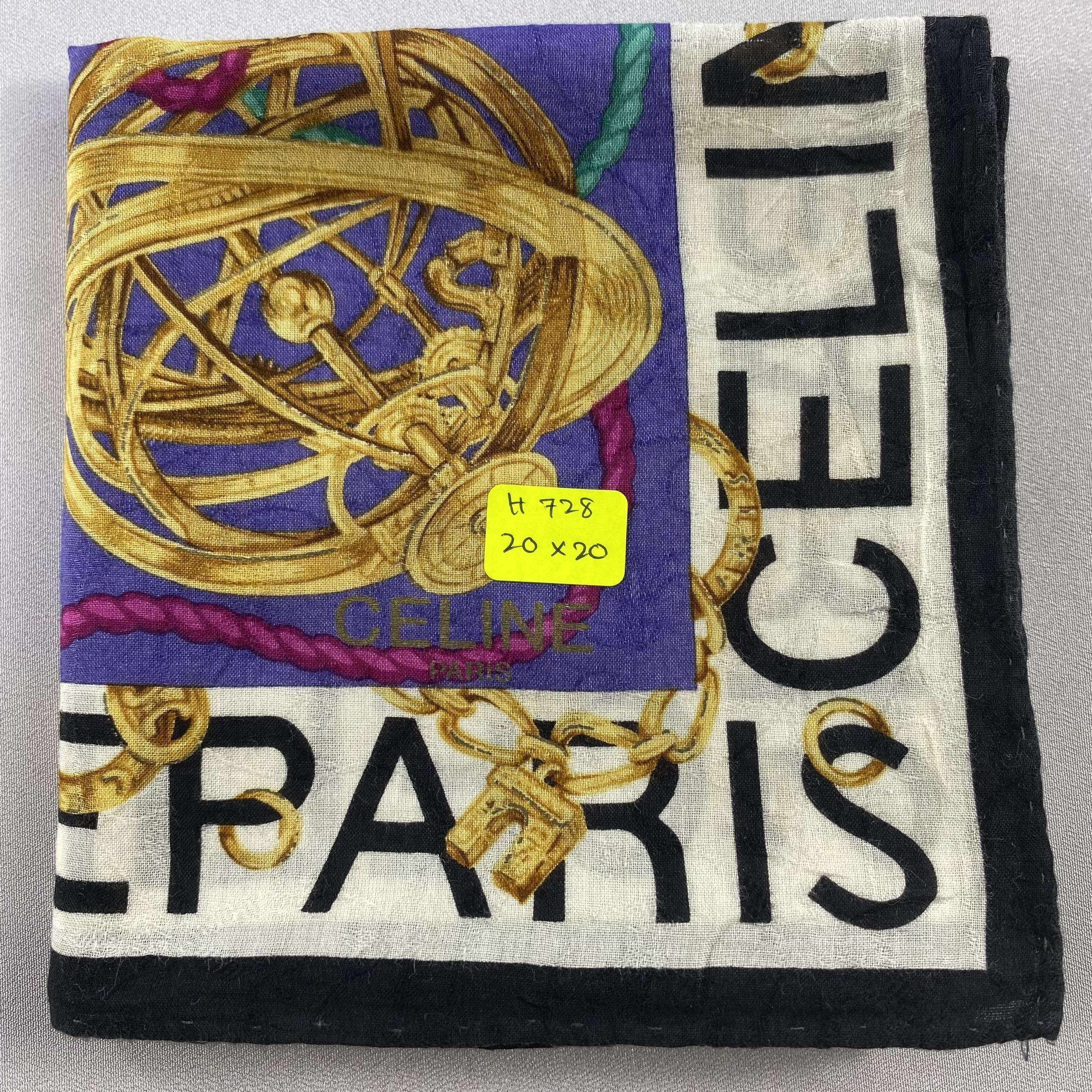 Celine × Vintage Celine Bandana/ Handkerchief / Neckerchief Size ONE SIZE - 5 Thumbnail