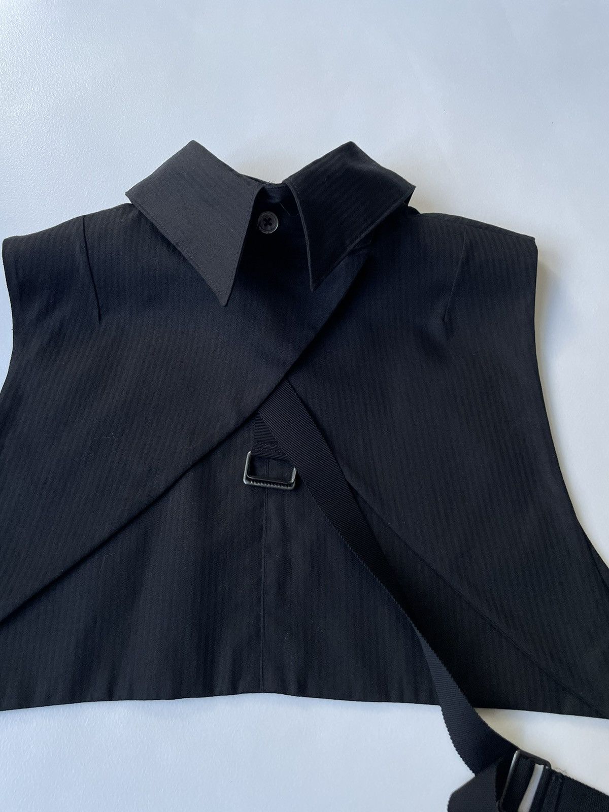 Ann Demeulemeester Bondage Strap Bib Shirt Size M / US 6-8 / IT 42-44 - 12 Thumbnail