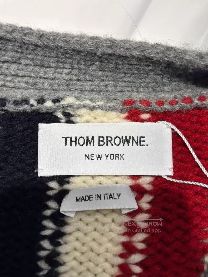 Thom Browne Thom Browne Back Striped Cardigan Size US S / EU 44-46 / 1 - 3 Thumbnail