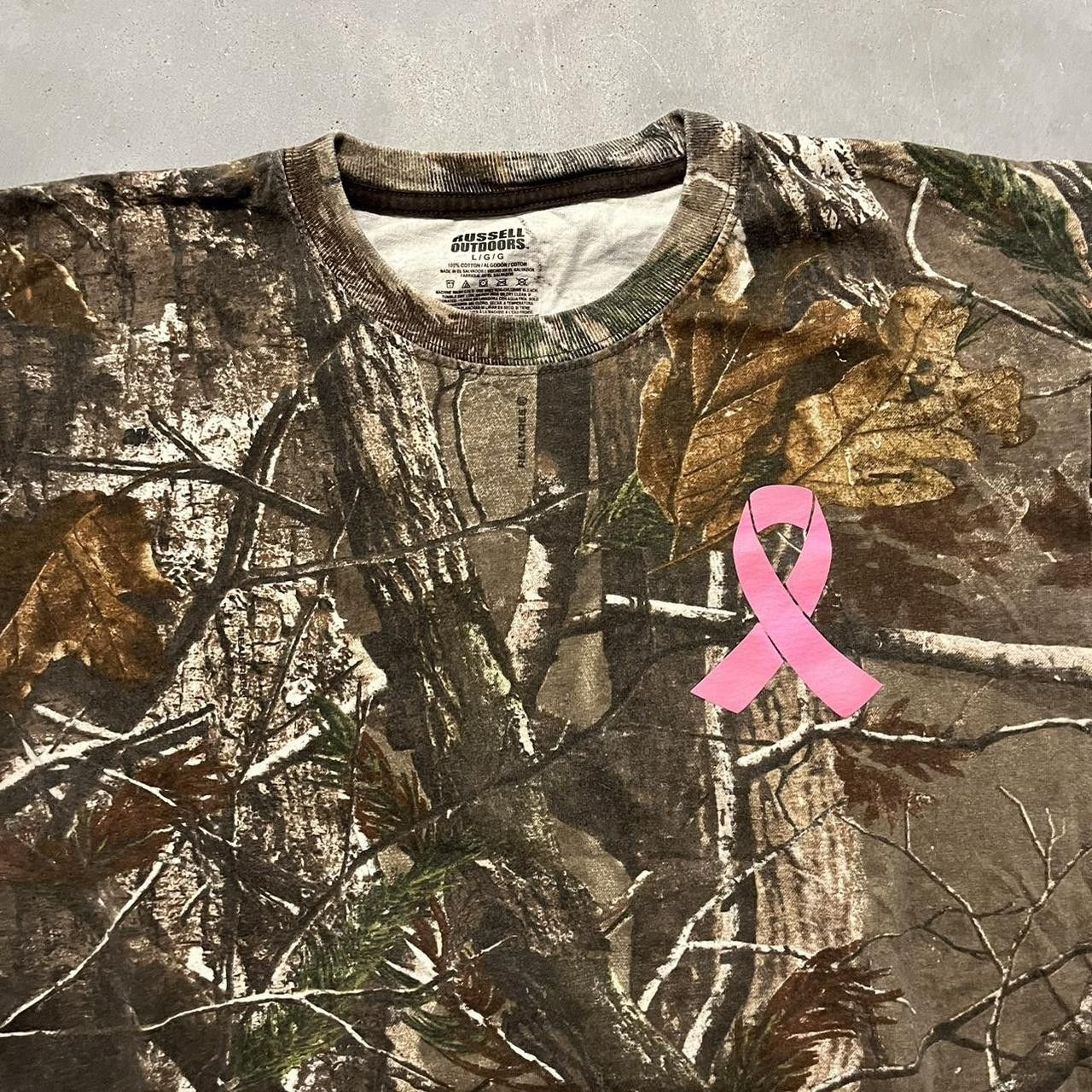 Russell Athletic Vintage Y2K/2000s Russell Real Tree Camo Nature Tee! Size S / US 4 / IT 40 - 3 Thumbnail