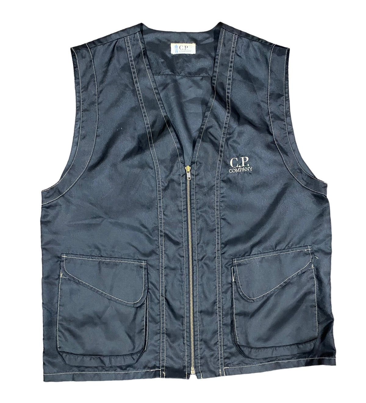 C.P. Company Vintage🔥 C.P COMPANY Polyster Pocket Vest Size US M / EU 48-50 / 2 - 1 Thumbnail